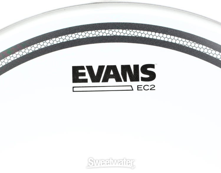 Evans EC2S Frosted Tom Drumhead - 15 inches