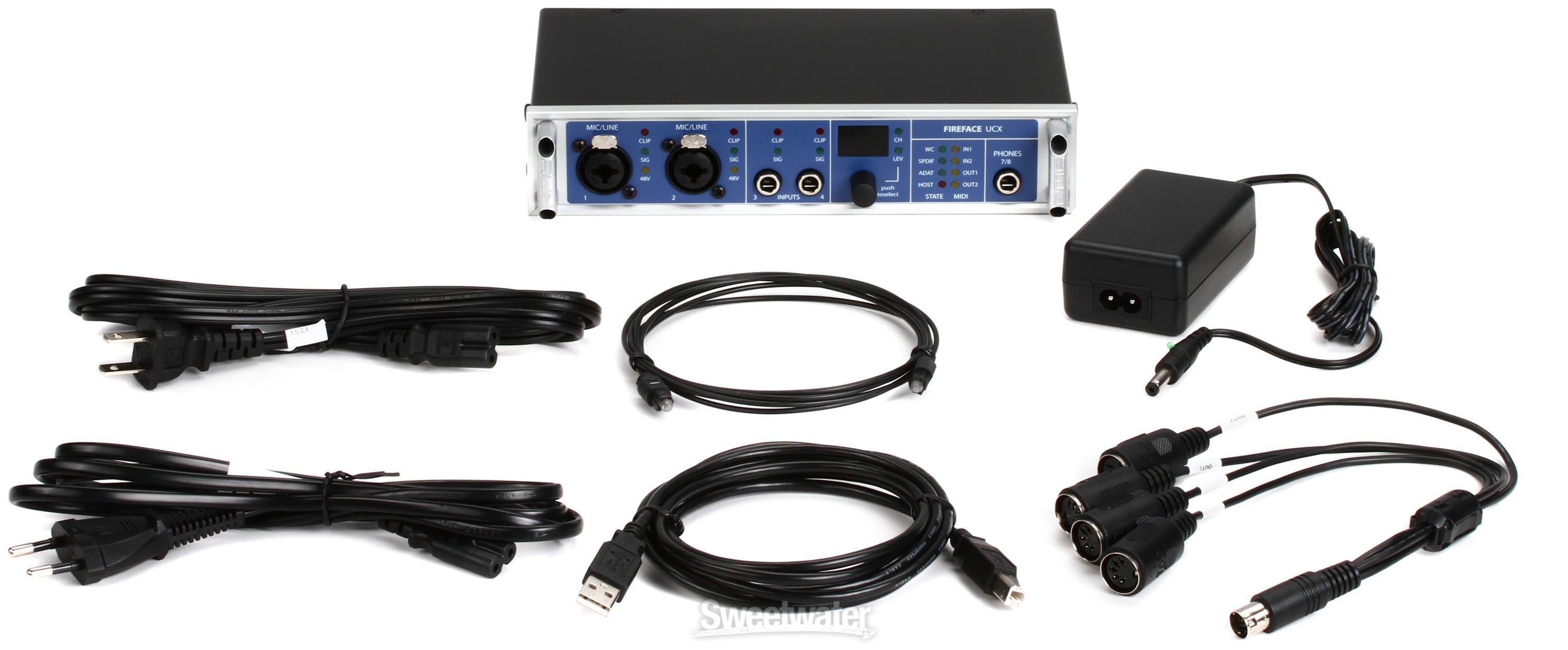 RME Fireface UCX USB / FireWire Interface Reviews | Sweetwater