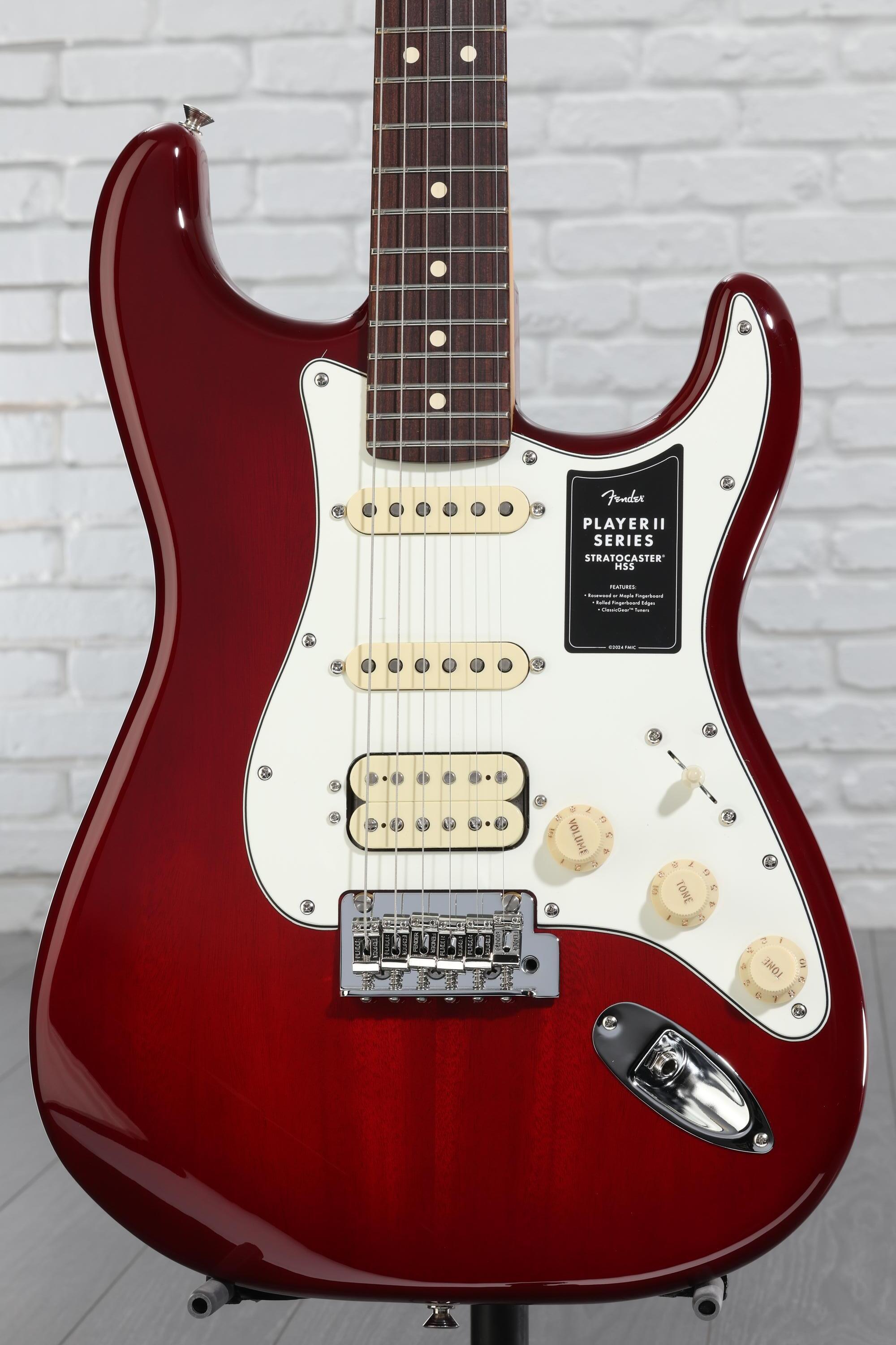 Fender Player II Stratocaster HSS Electric Guitar - Transparent