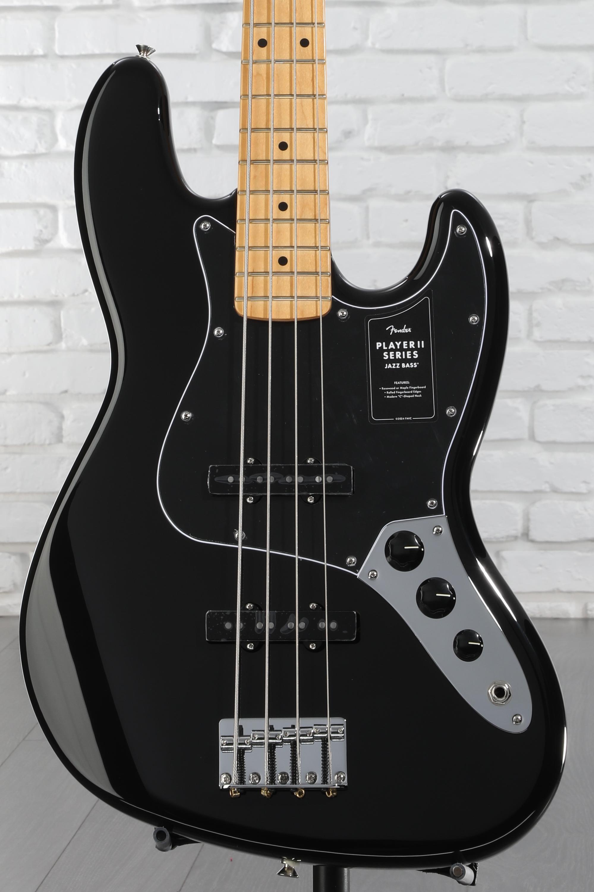 Fender Player II Jazz Bass - Black with Maple Fingerboard