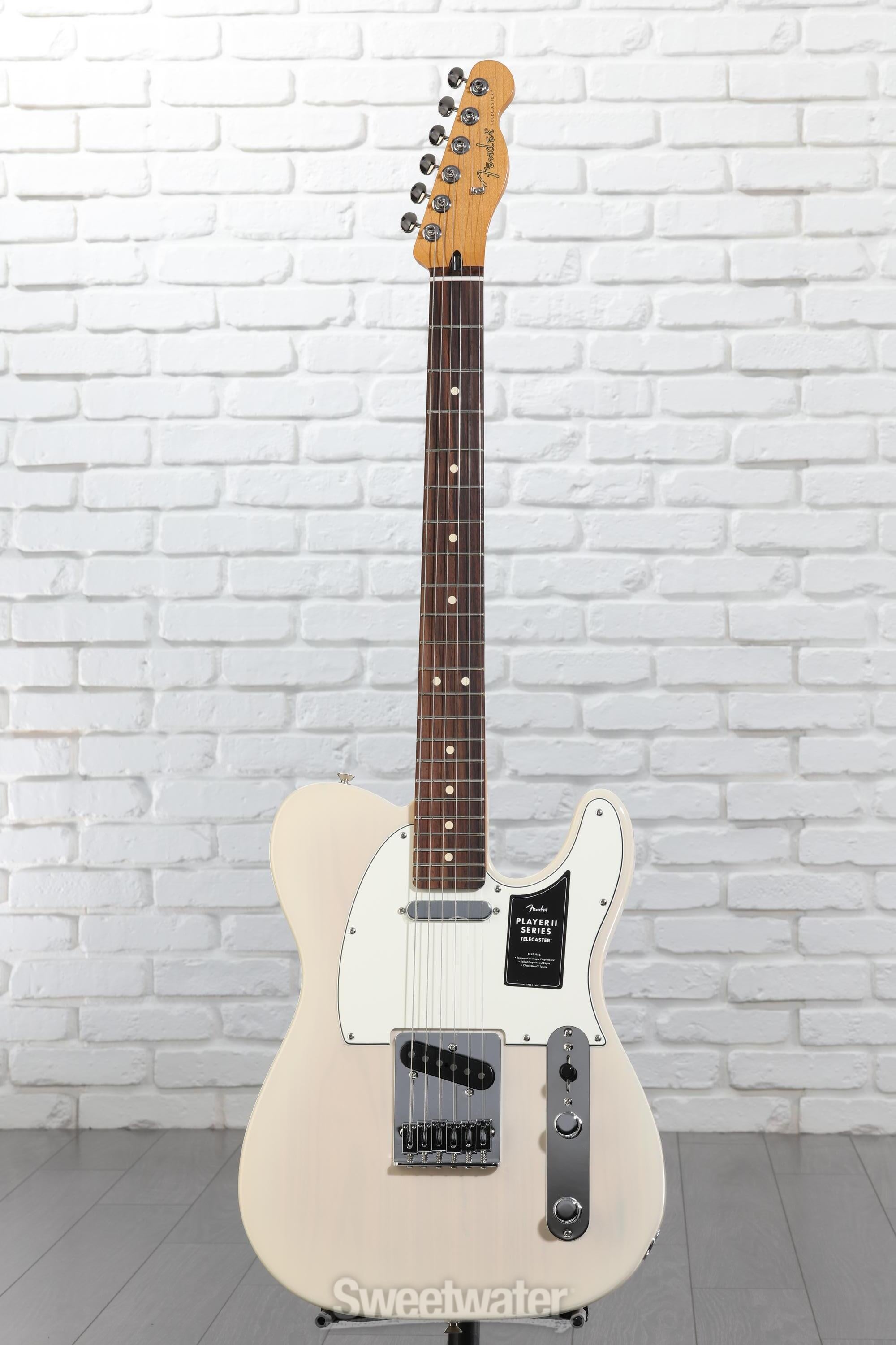 Fender Player II Telecaster Electric Guitar - White Blonde with Rosewood Fingerboard