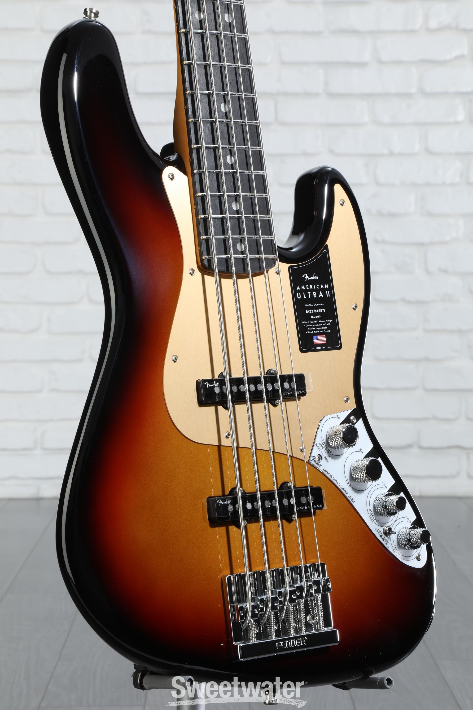【美品】Fender AMERICAN ULTRA JAZZ BASS V Fender American Ultra II Jazz Bass V Maple Fingerboard