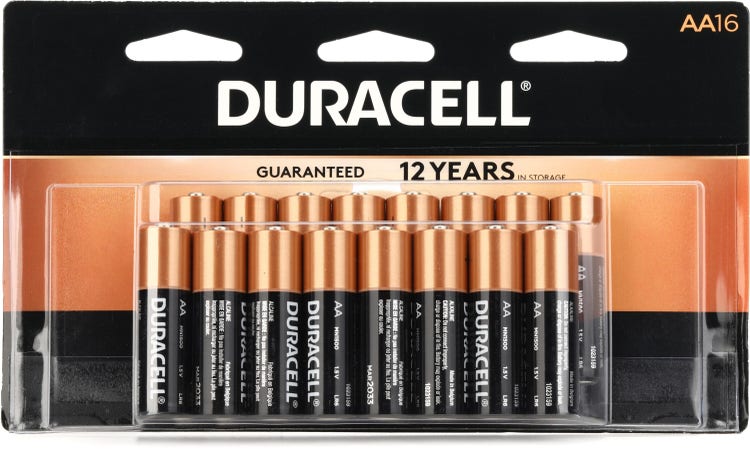 Duracell Coppertop AAA Alkaline Battery (16-pack)