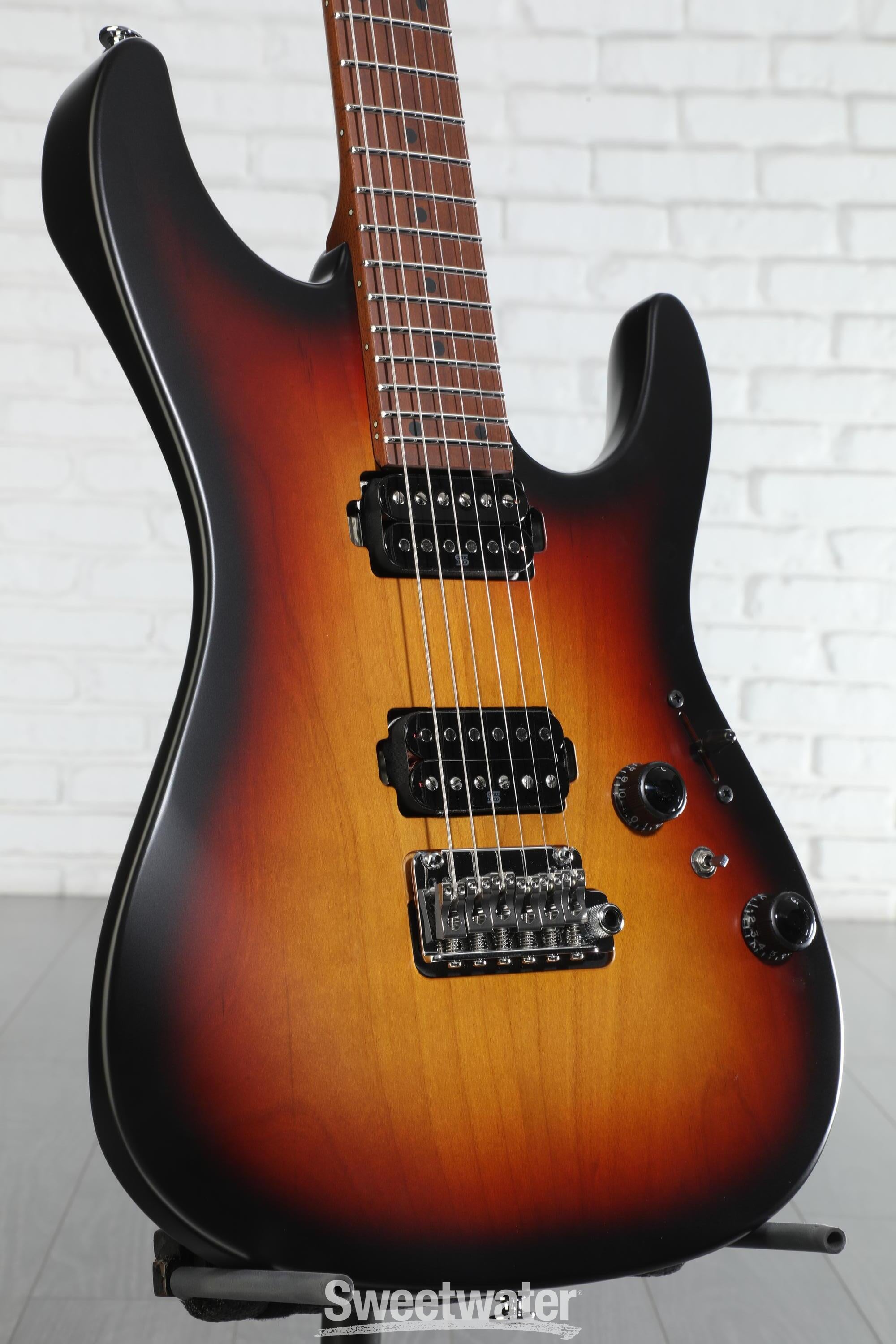 Ibanez Prestige AZ2402 Electric Guitar - Tri Burst Fade Flat