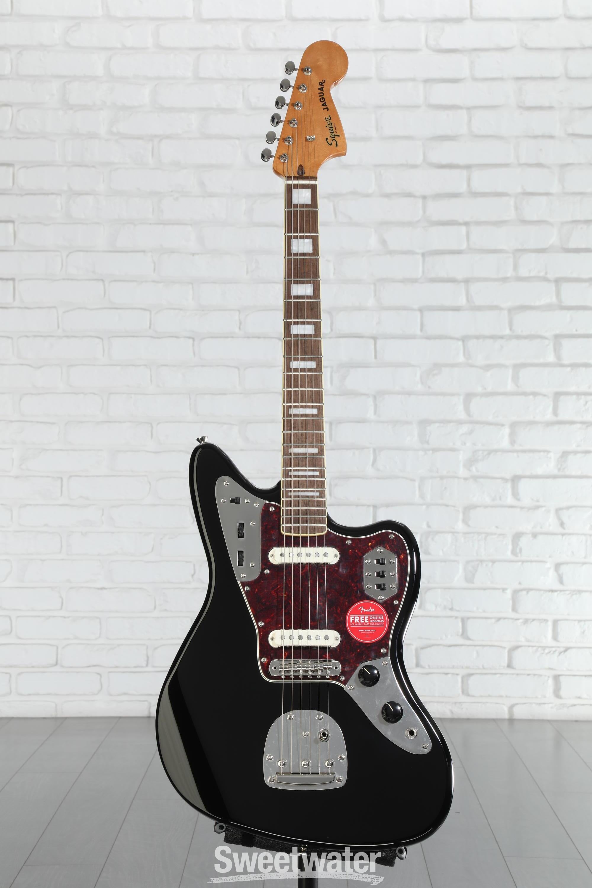 Squier Classic Vibe '70s Jaguar - Black Reviews | Sweetwater