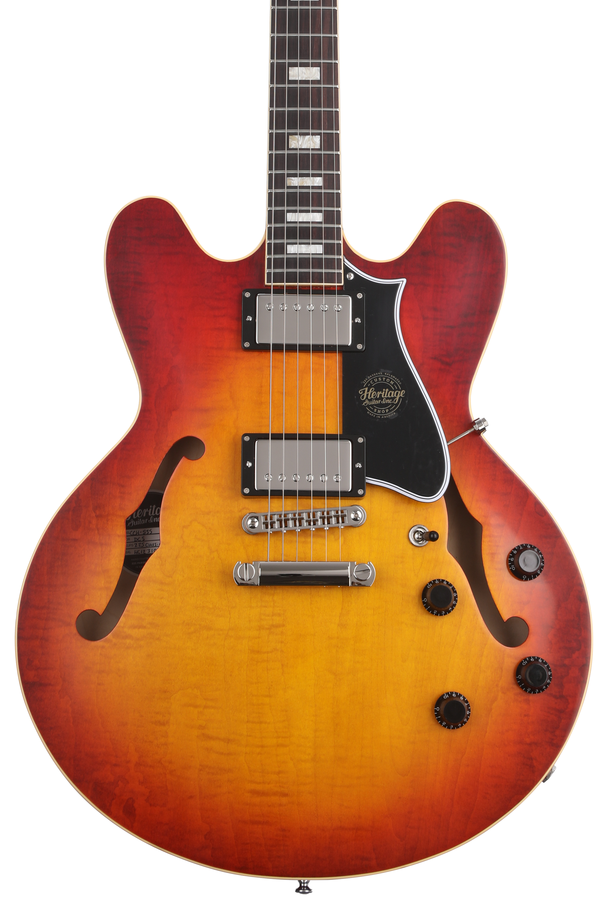 エミ　45台 ES-335 Satin Faded Cherry【S/N:216050202】: エレキギター