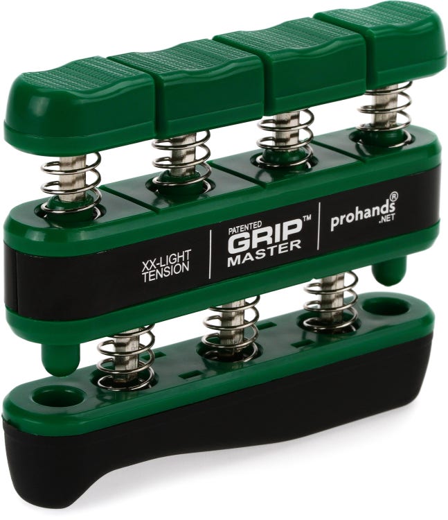 Gripmaster Hand Exerciser - Green (XX-Light Tension) - Sweetwater