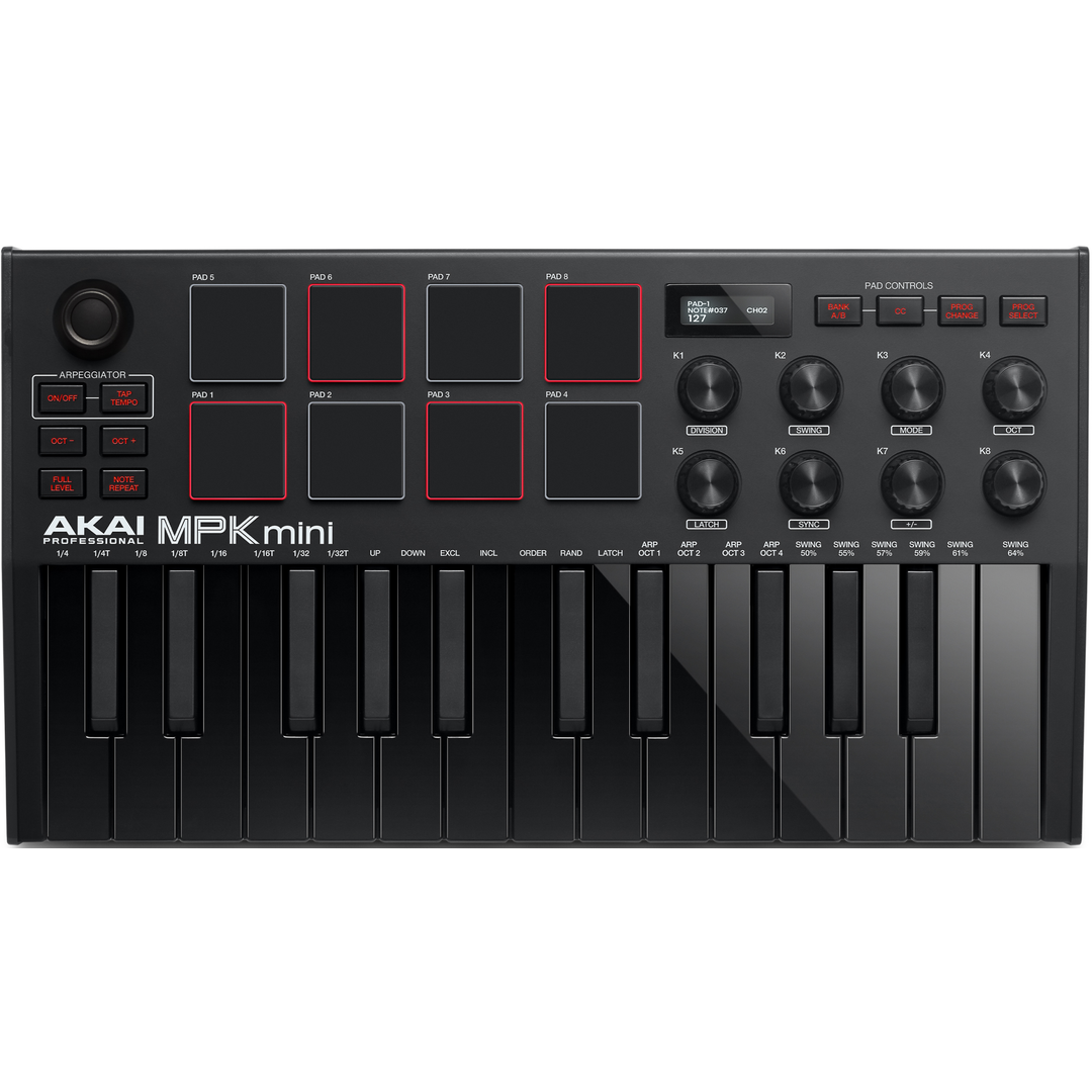 Akai Professional MPK Mini MK III Limited Edition Black on Black Akai Professional MPK Mini MK III Limited Edition Black on Black