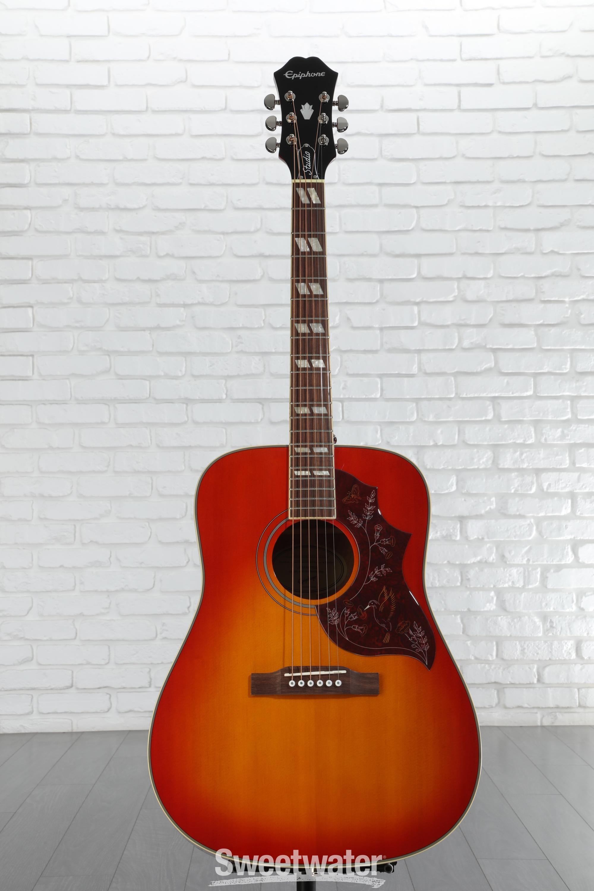 Epiphone Hummingbird Studio Acoustic-Electric Guitar - Faded