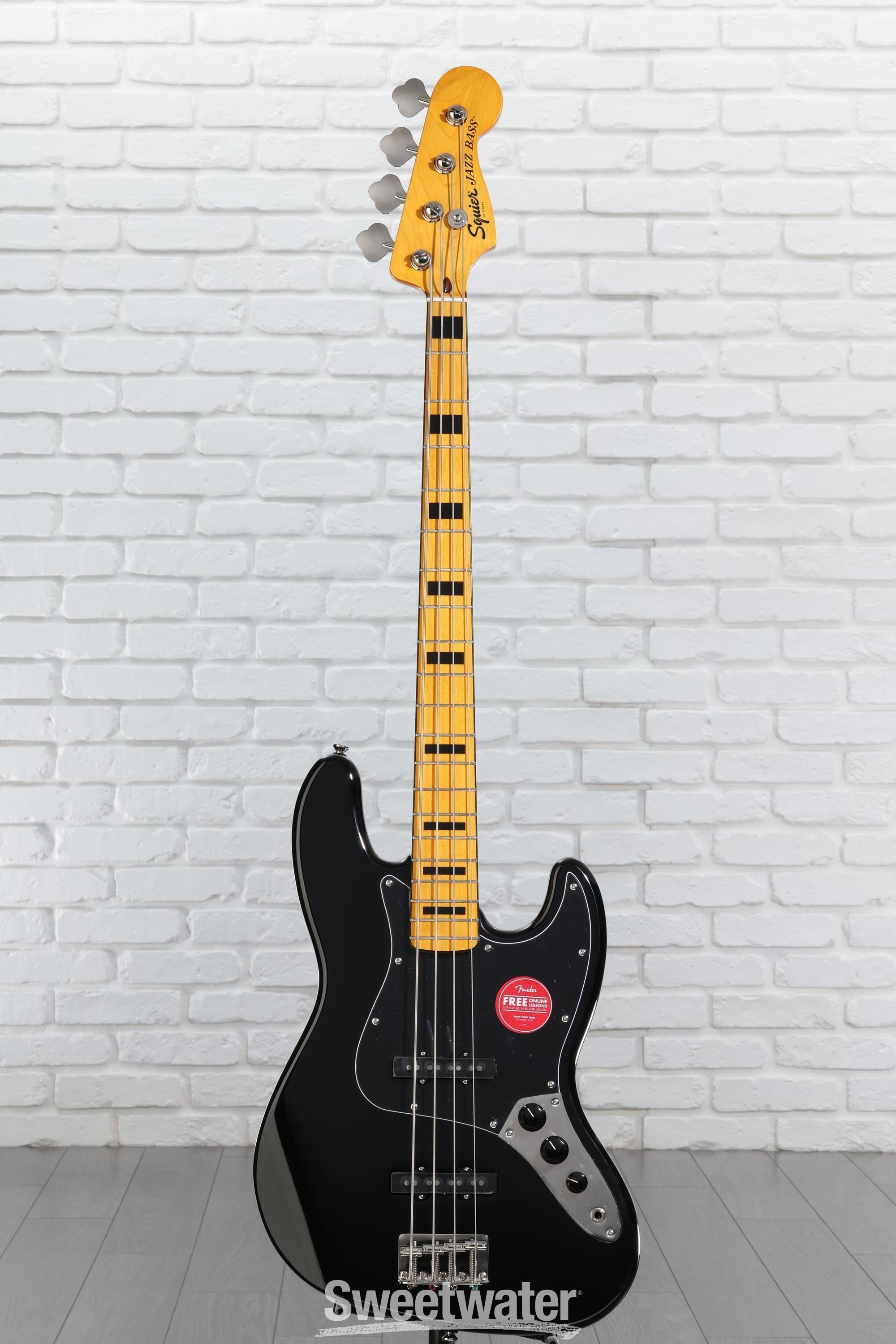 Squier Classic Vibe '70s Jazz Bass - Black | Sweetwater