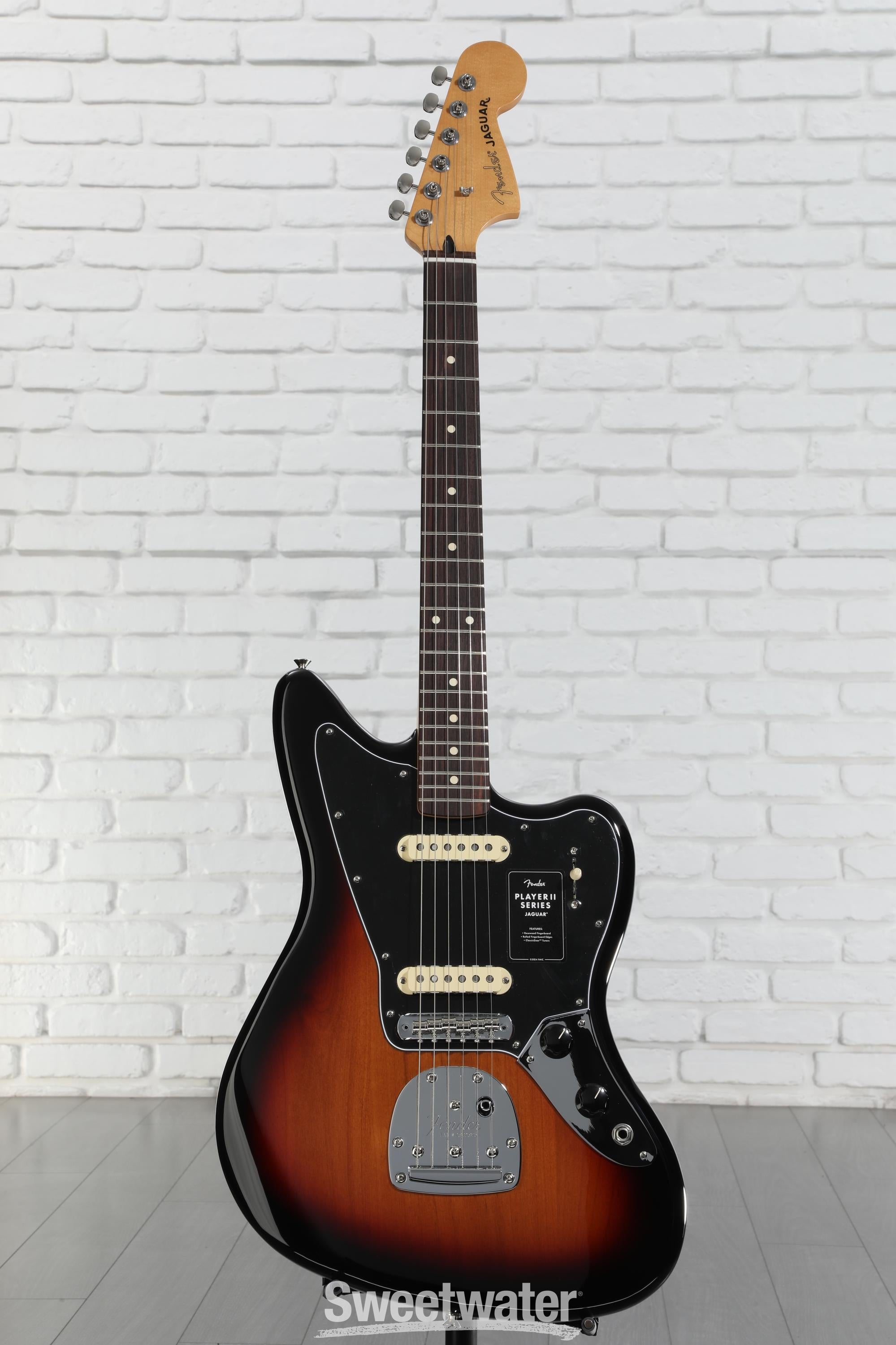Fender Player II Jaguar Electric Guitar - 3-color Sunburst