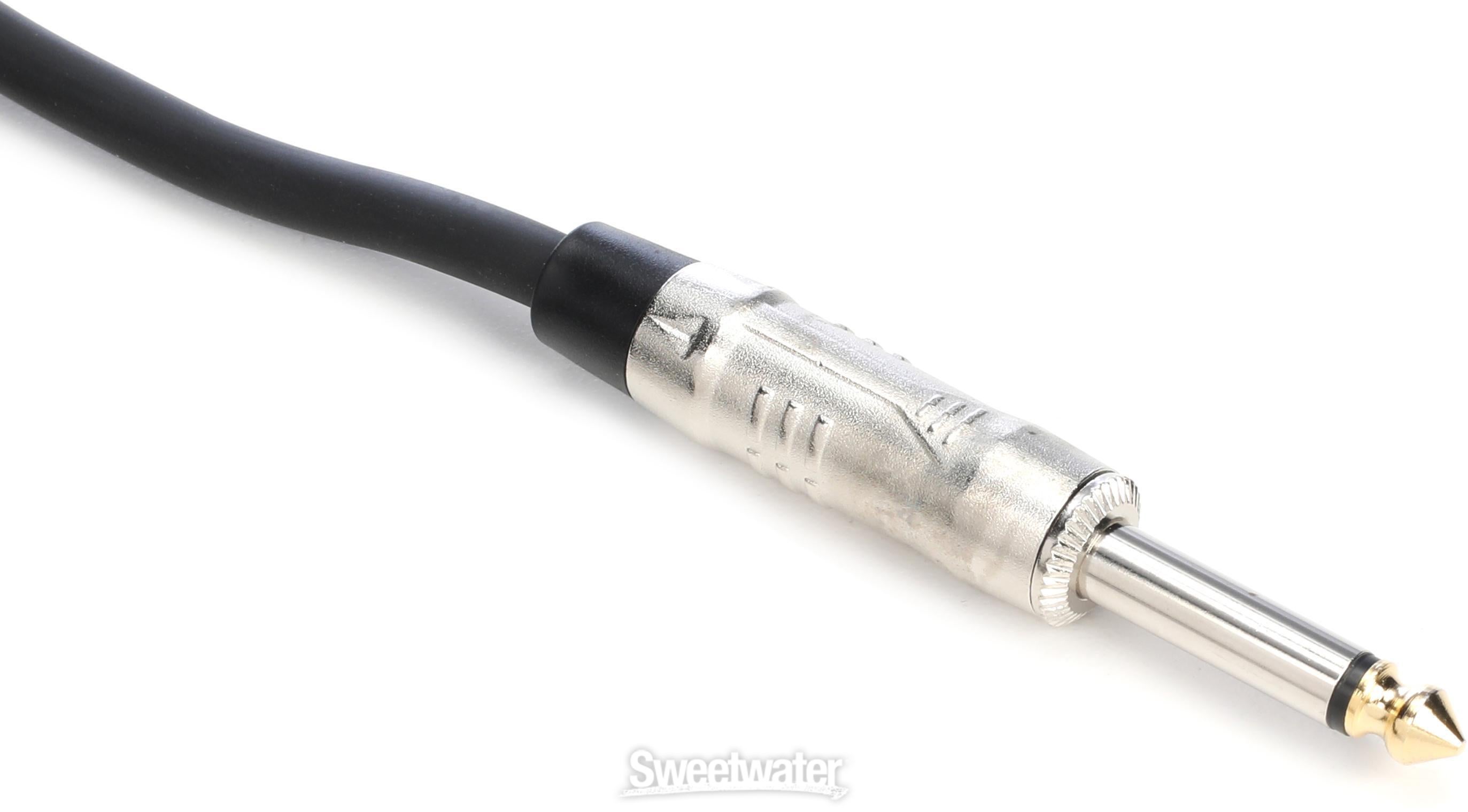 Gator Cableworks Backline Series 1/4-inch TS to Twist Lock Speaker