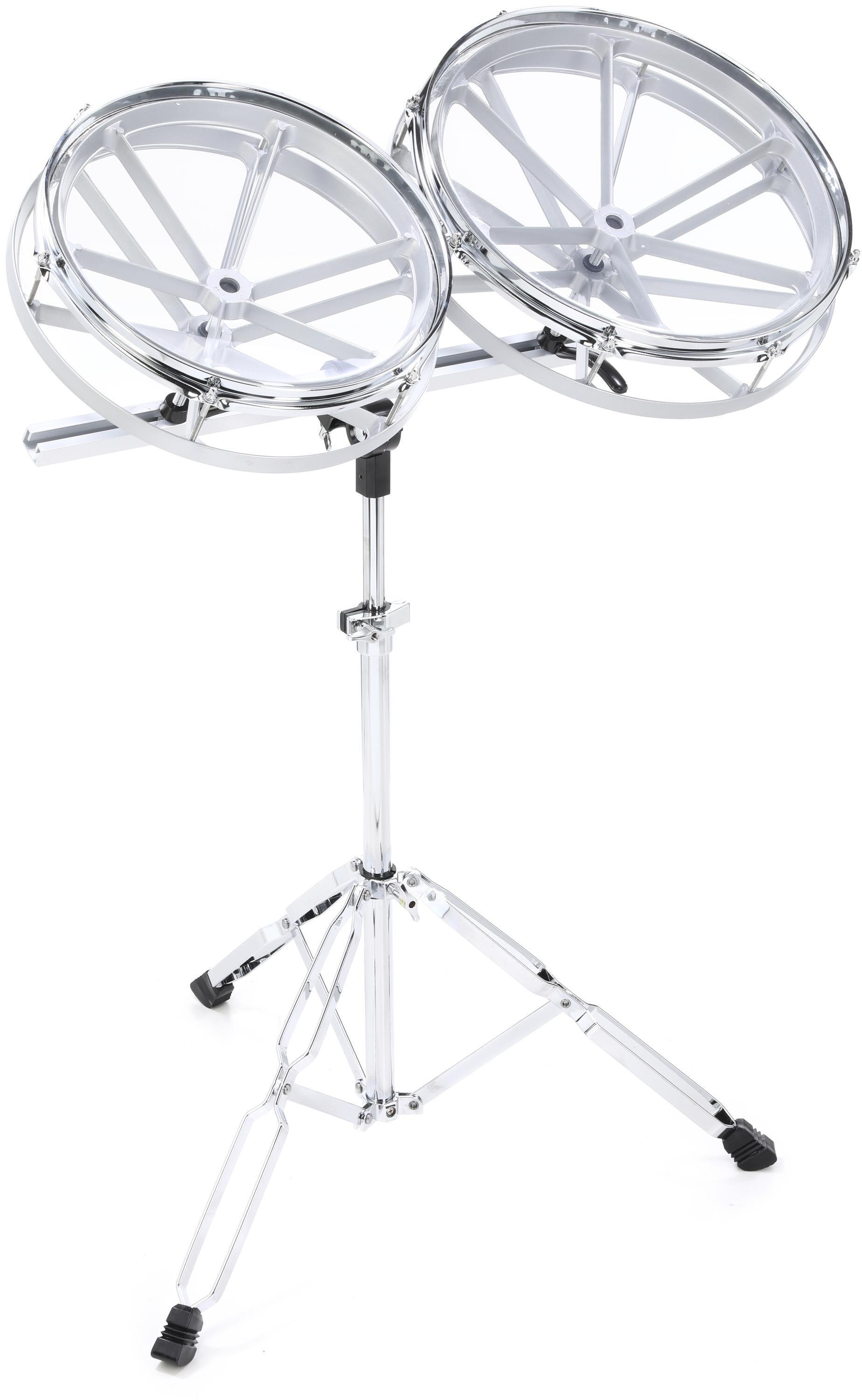Photo of Cardinal Percussion Spin-tuned Tom Set with Stand - 12/14 inches