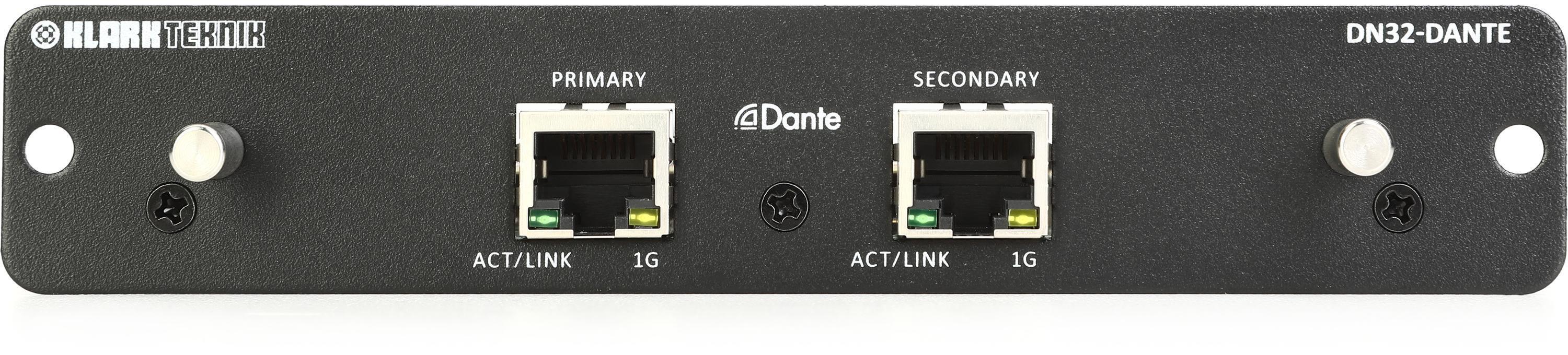 Klark Teknik DN32-DANTE 32x32-ch Dante Expansion Module | Sweetwater