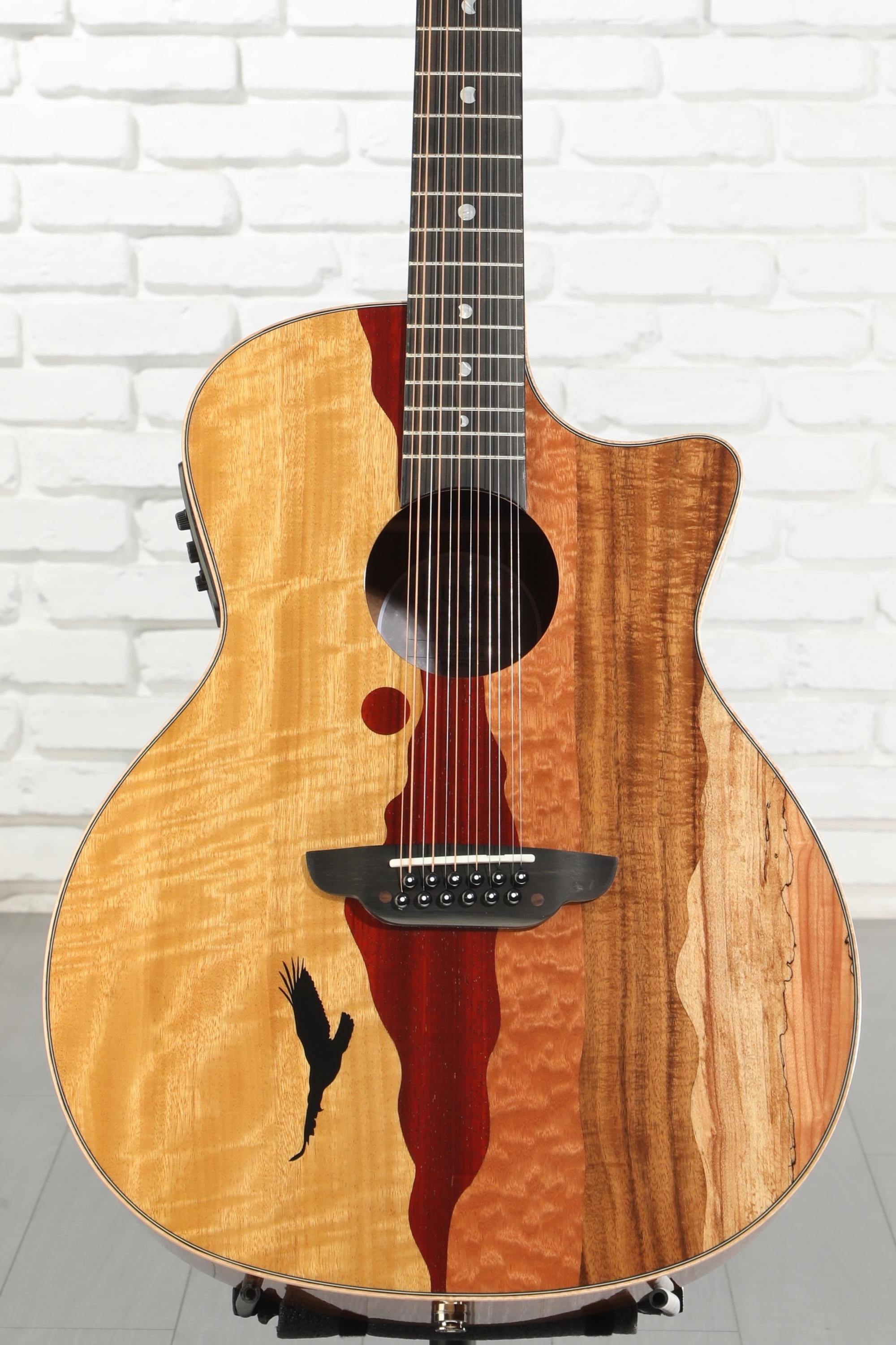 Luna Vista Eagle 12-string Acoustic-electric Guitar - Gloss
