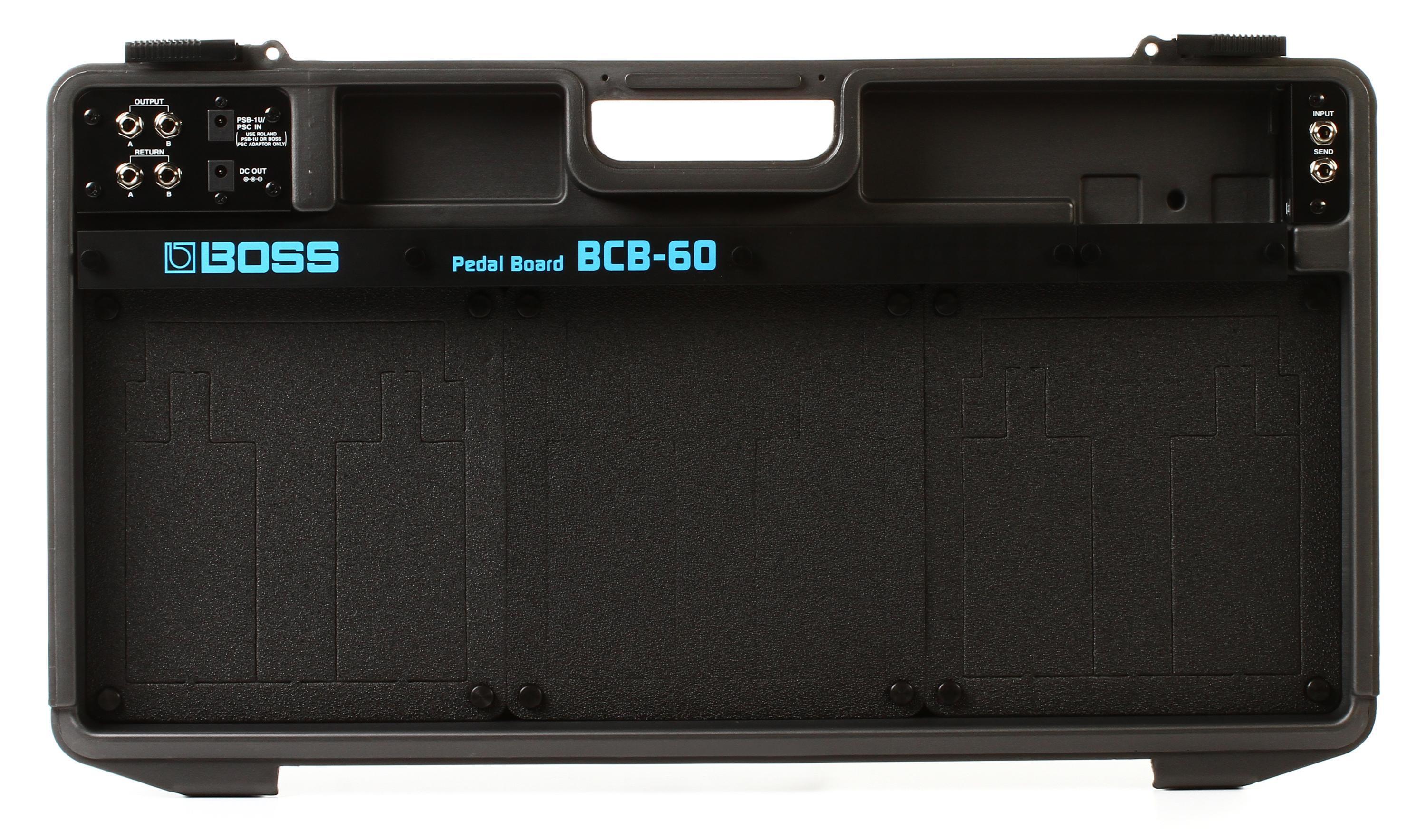 Boss BCB-60 Deluxe Pedal Board and Case Reviews | Sweetwater