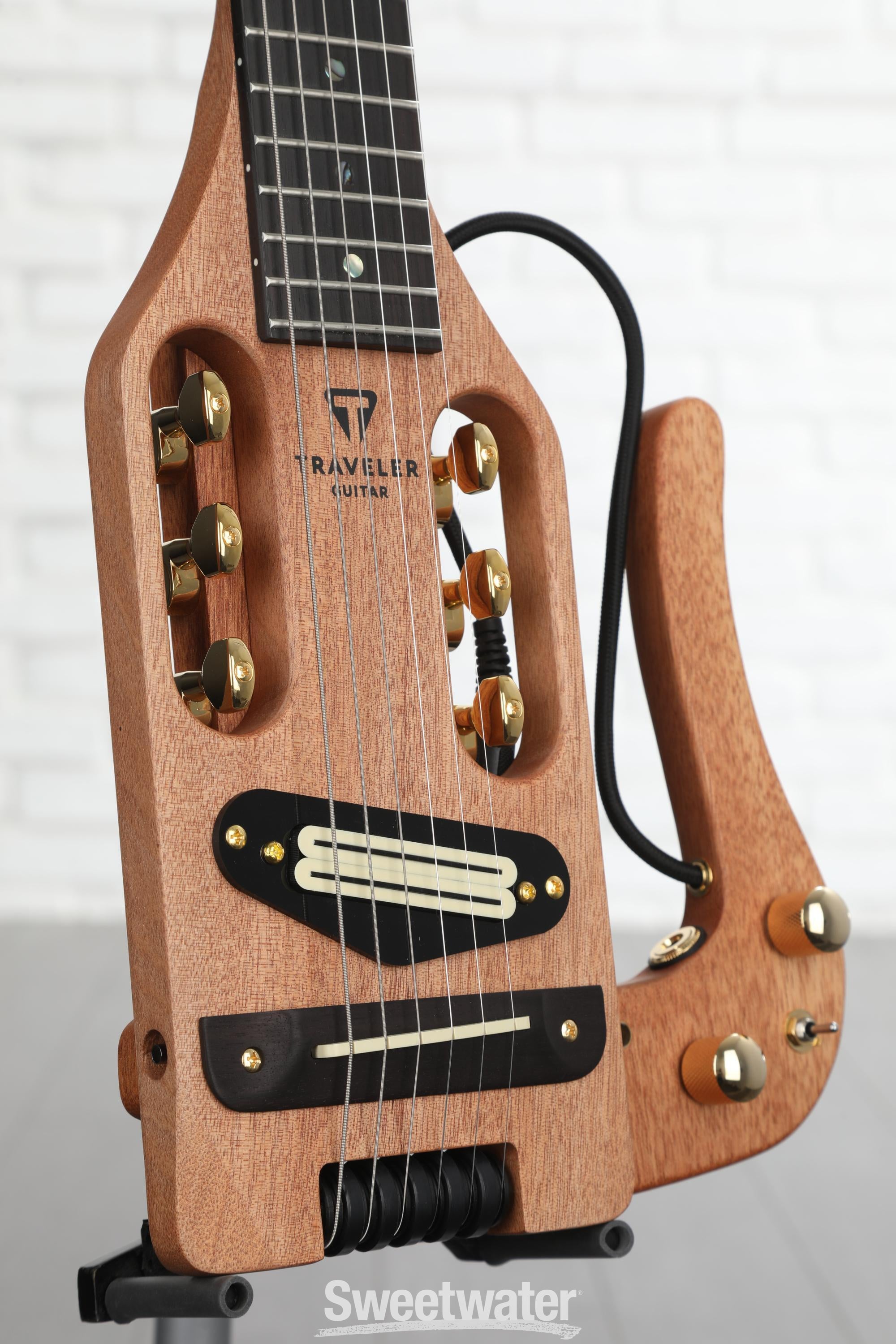 Traveler Guitar Pro-Series Deluxe - Natural Mahogany