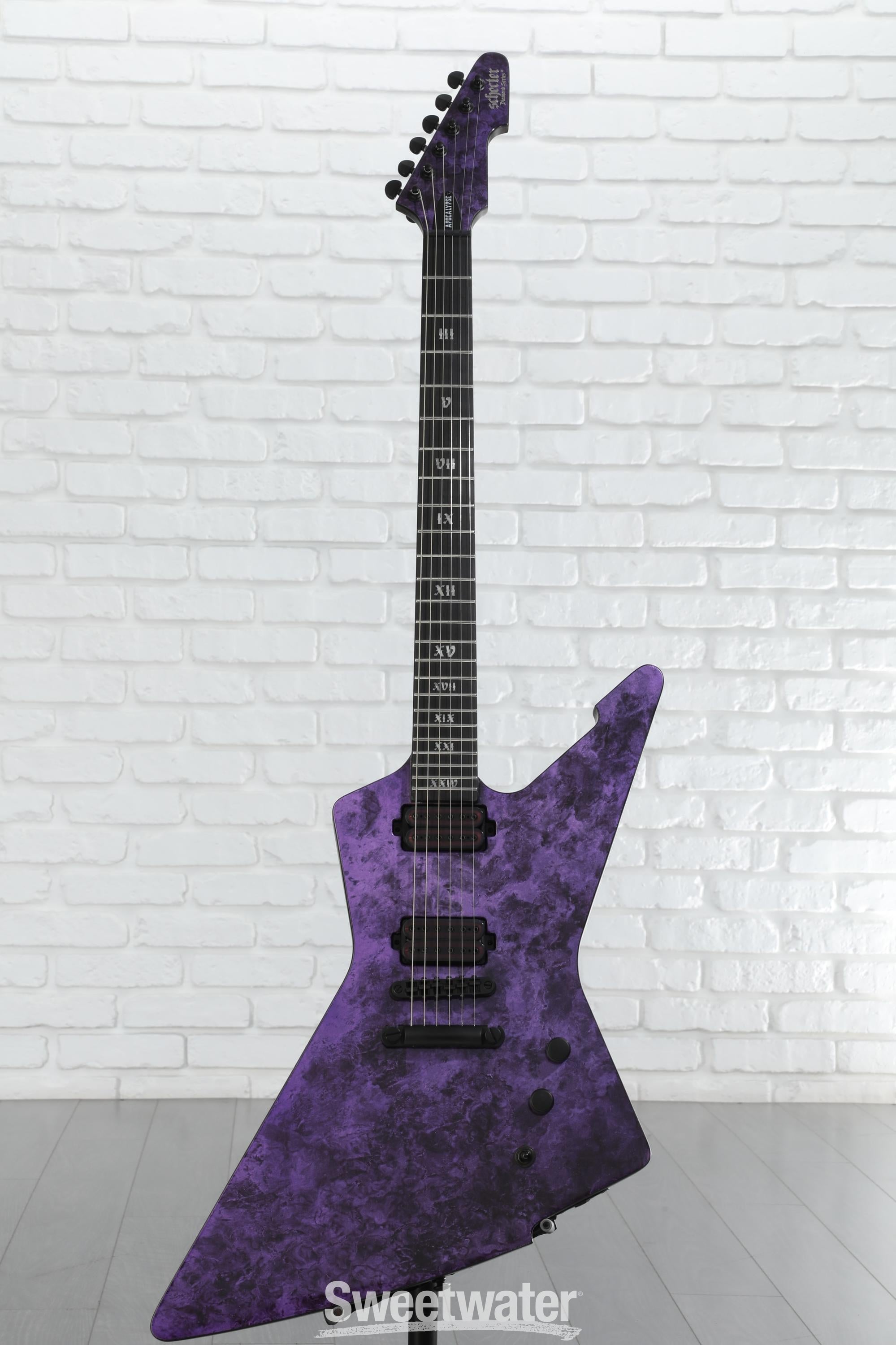 Schecter E-1 Apocalypse - Purple Reign, Sweetwater Exclusive