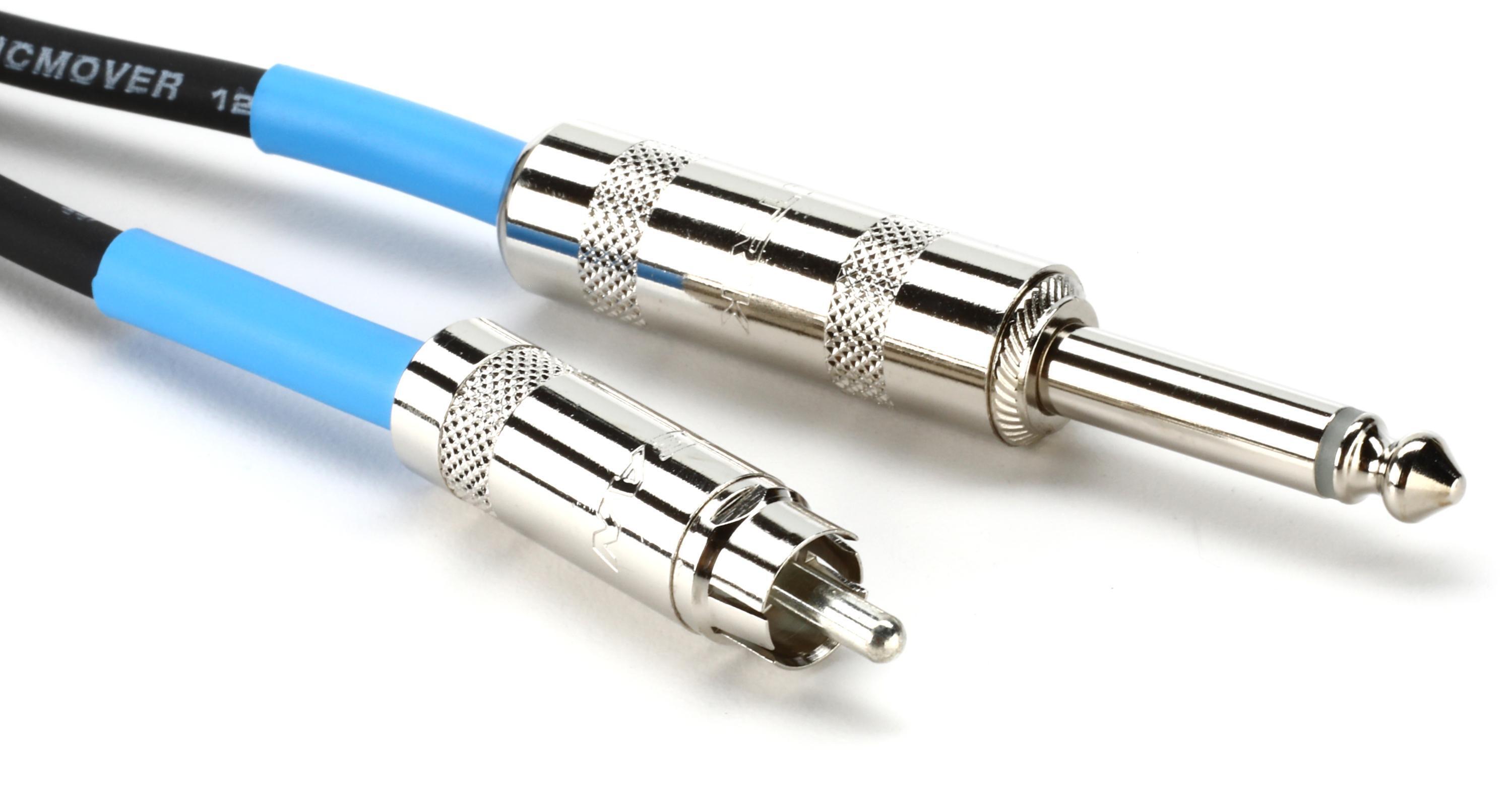 Photo of Pro Co PQR-10 1/4-inch TS Male to RCA Male Cable - 10 foot