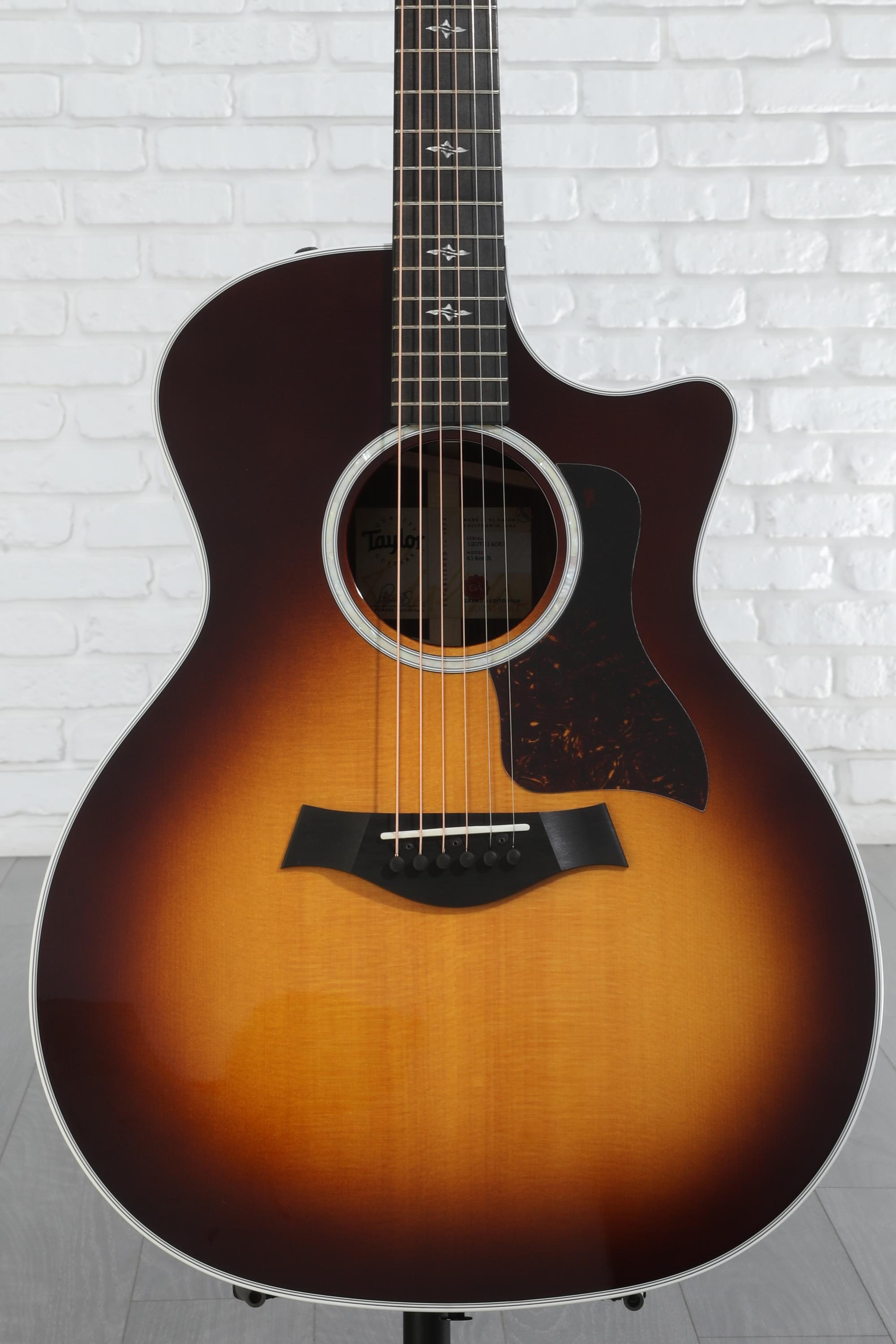 Taylor 414ce-R V-Class Acoustic-electric Guitar - Tobacco
