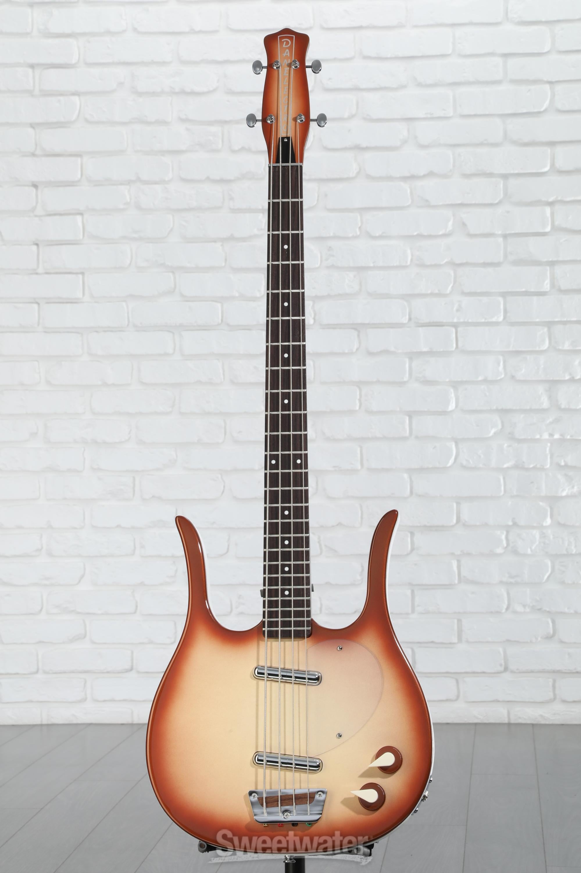 Danelectro Longhorn Bass Guitar - Copper Burst | Sweetwater