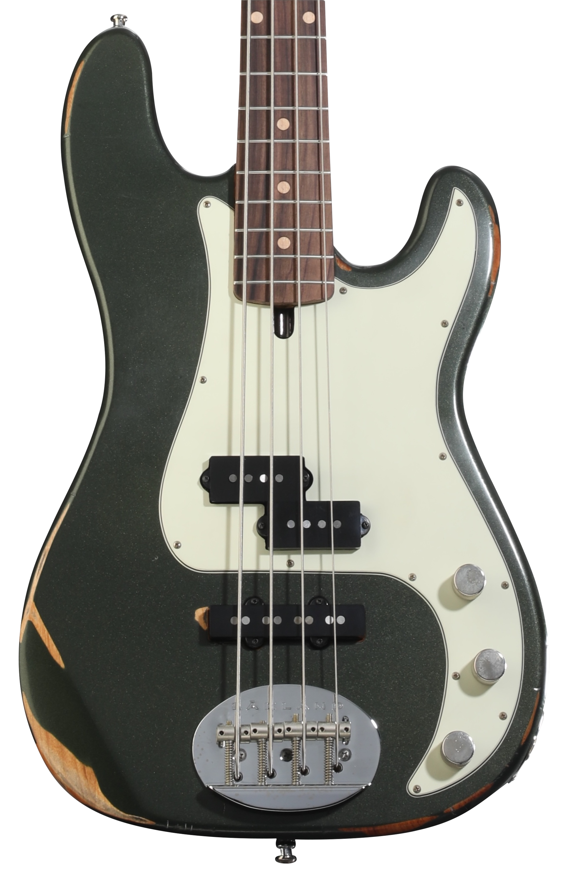 Lakland USA Classic 44-64 PJ Bass Guitar - Aged Sherwood Green