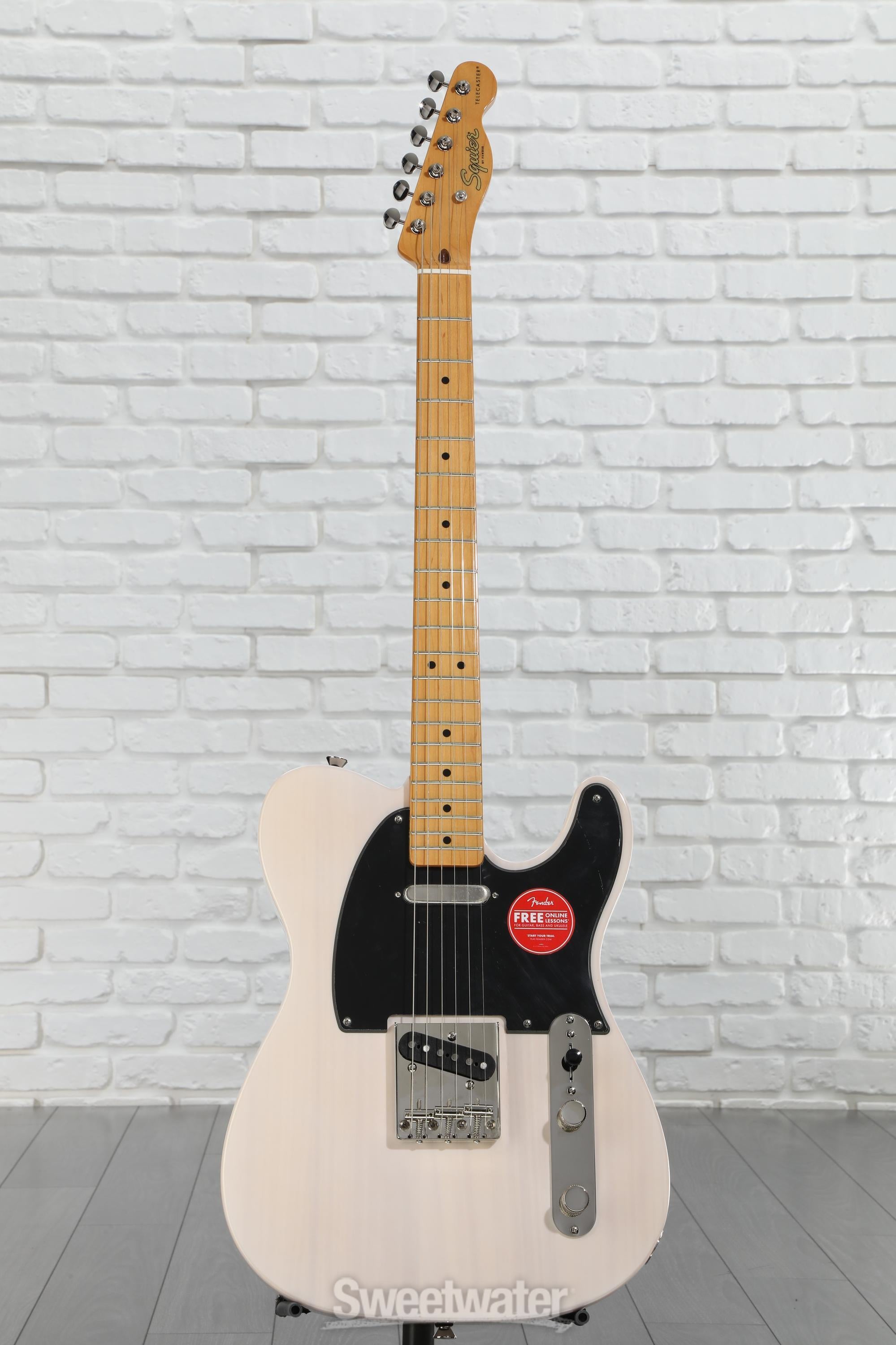 Squier Telecaster ホワイト Classic Vibe 50s Fender Squier Classic Vibe 50's Telecaster MN - White Blonde