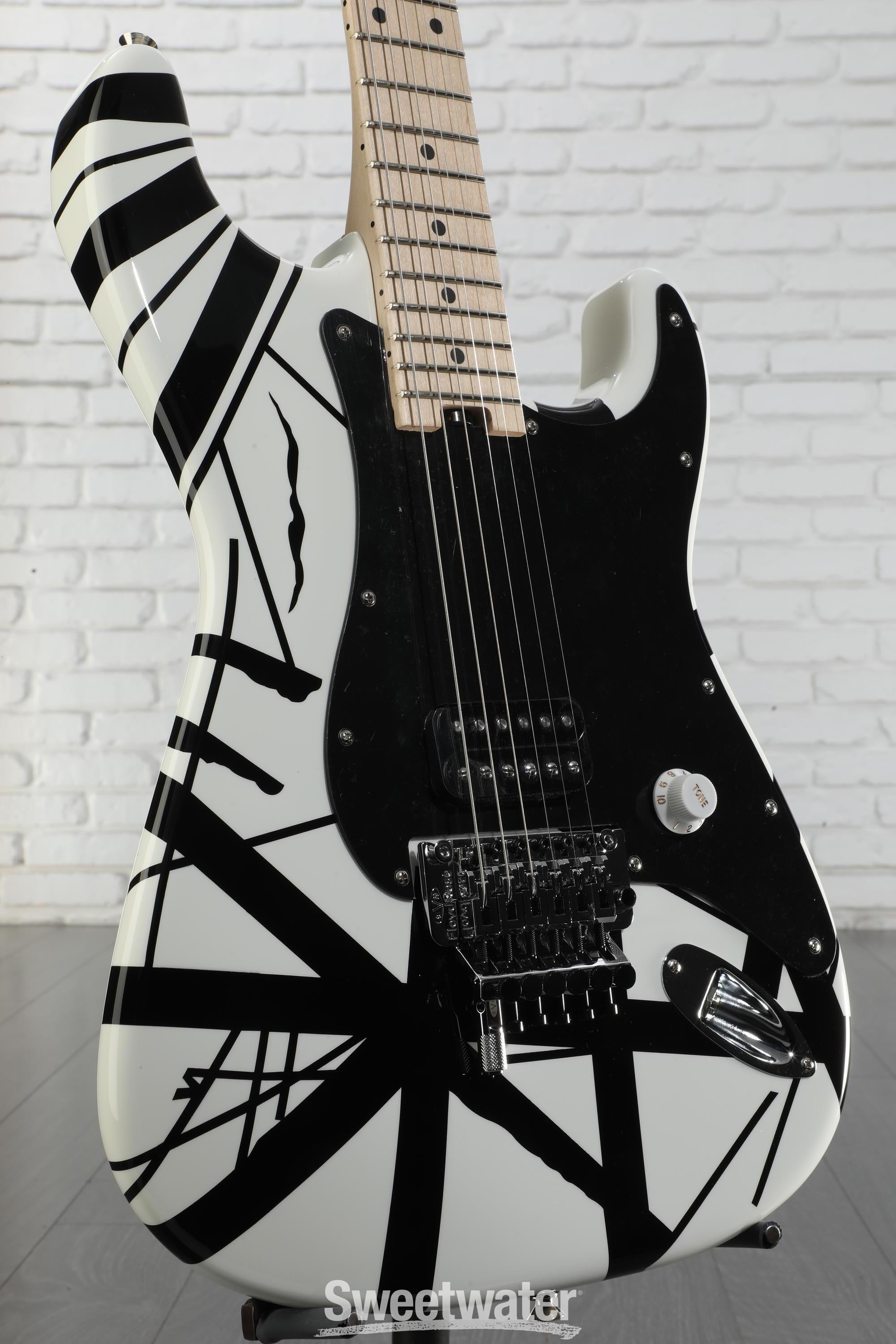 EVH black and white stripe自作ギター EVH black and white stripe自作ギター Pre-Order! EVH Wolfgang