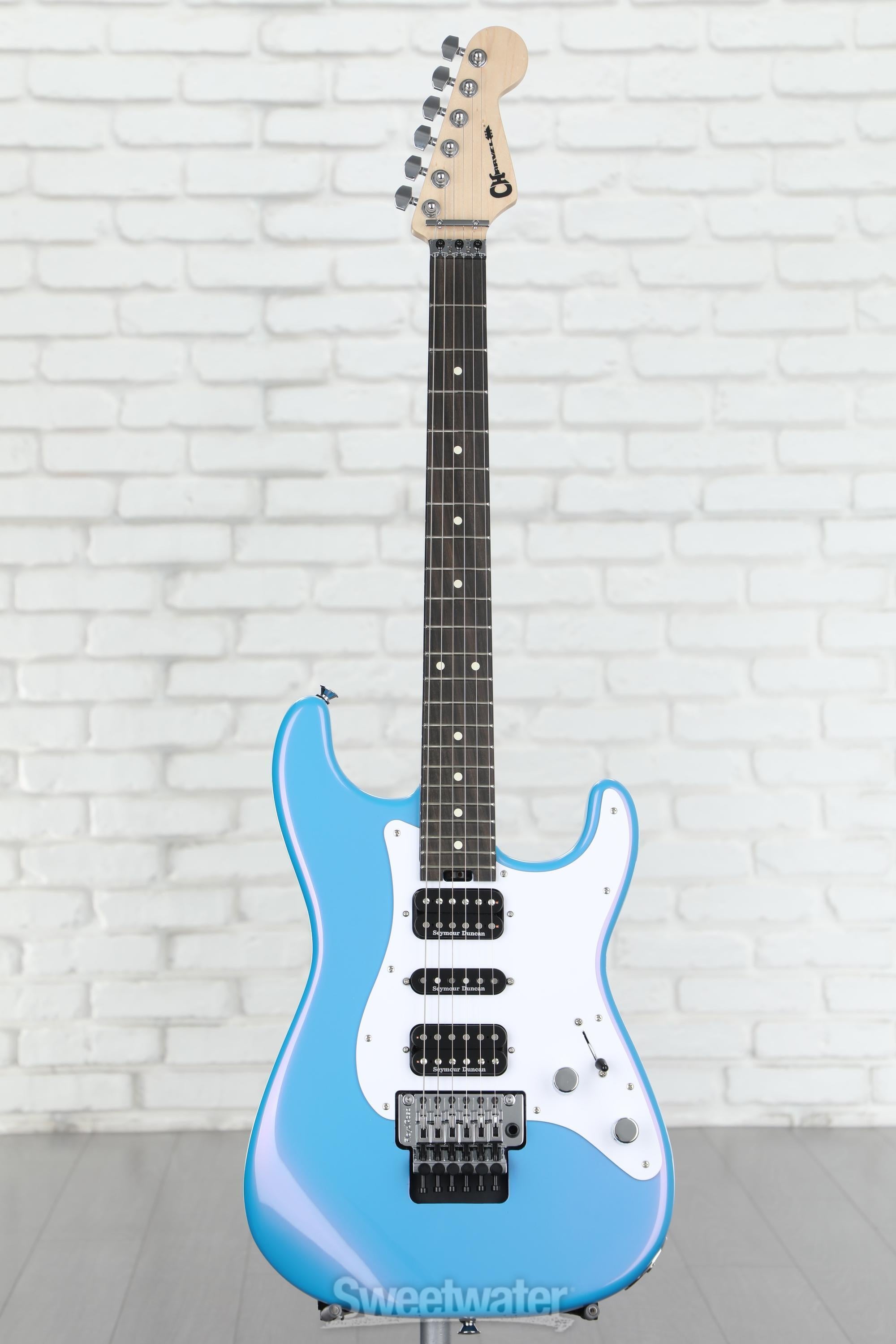 Charvel Pro-Mod So-Cal Style 1 HSH FR Electric Guitar - Robin's Egg Blue  with Ebony Fingerboard