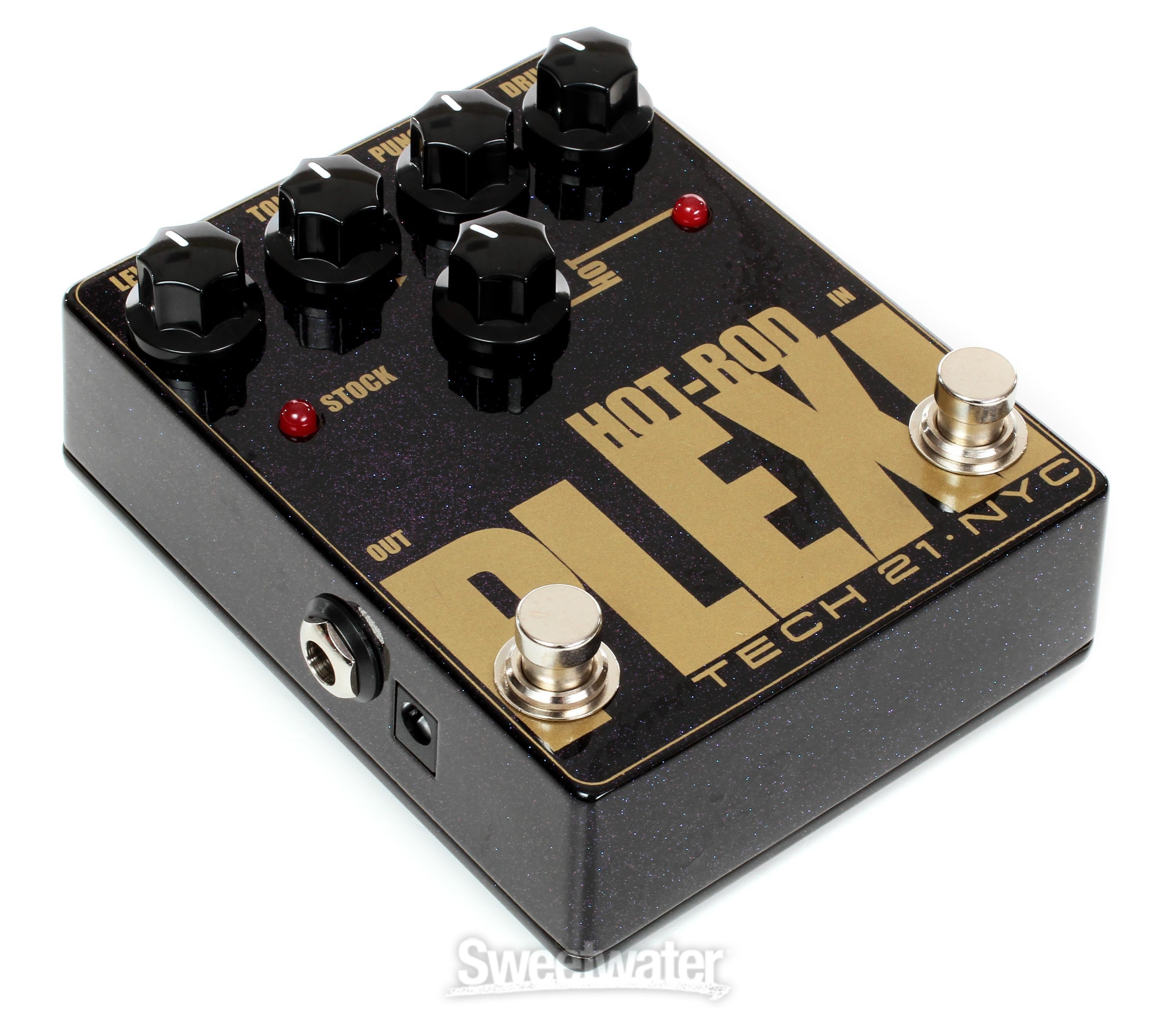 Tech 21 Hot-Rod Plexi Distortion and Boost Pedal | Sweetwater