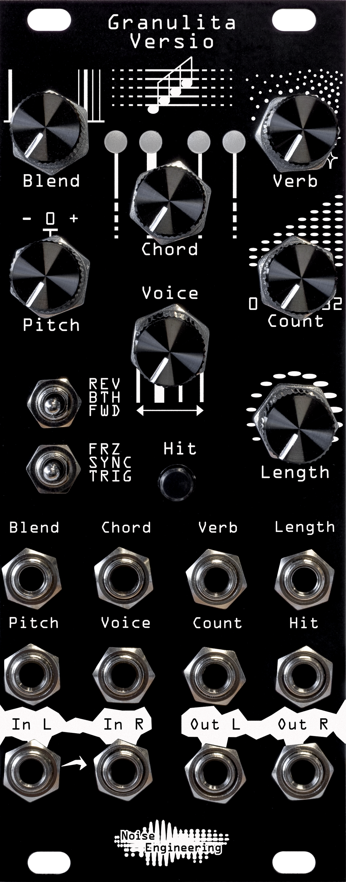 Intellijel Multigrain Stereo Granular Sampler Eurorack Module