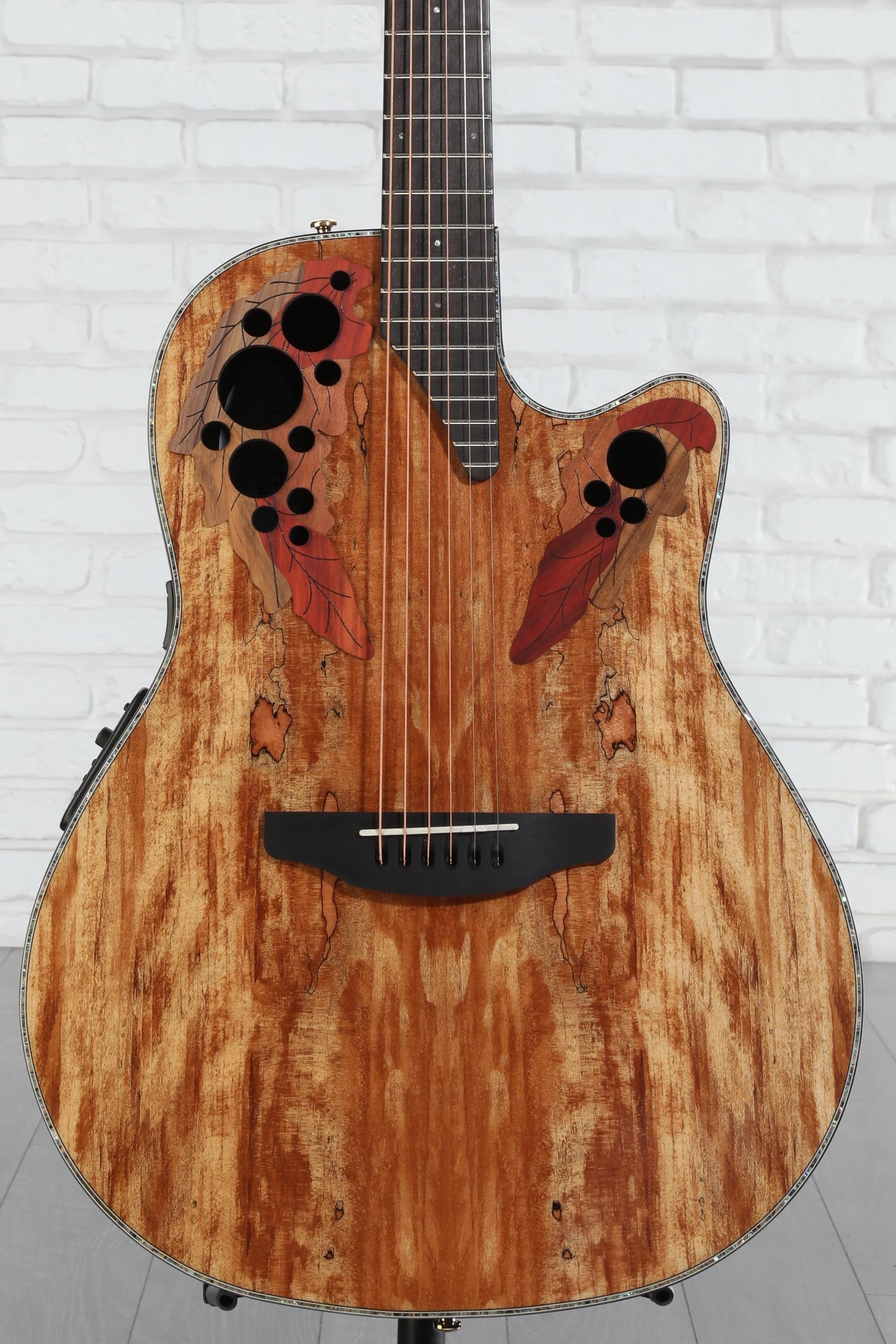 Ovation Celebrity CE44P‑SM‑G Ovation Celebrity Elite Plus CE44P-SM Mid-Depth Acoustic-Electric