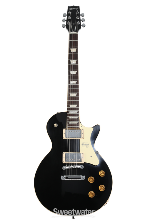 heritage H-150レスポールスタンダード黒（値下げしました） Heritage Guitar H-150 Ebony – United States