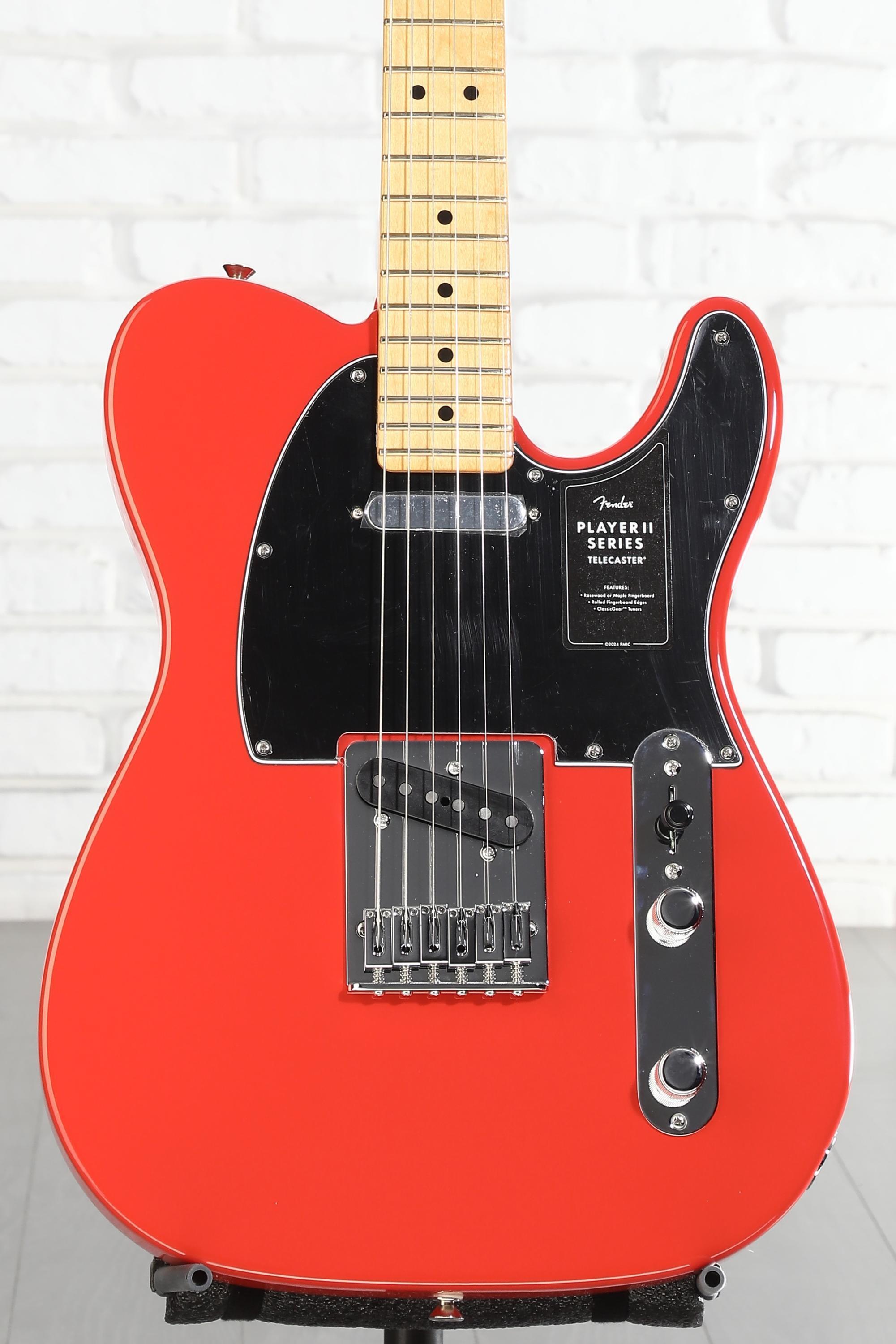Fender Player II Telecaster Electric Guitar - Coral Red with Maple