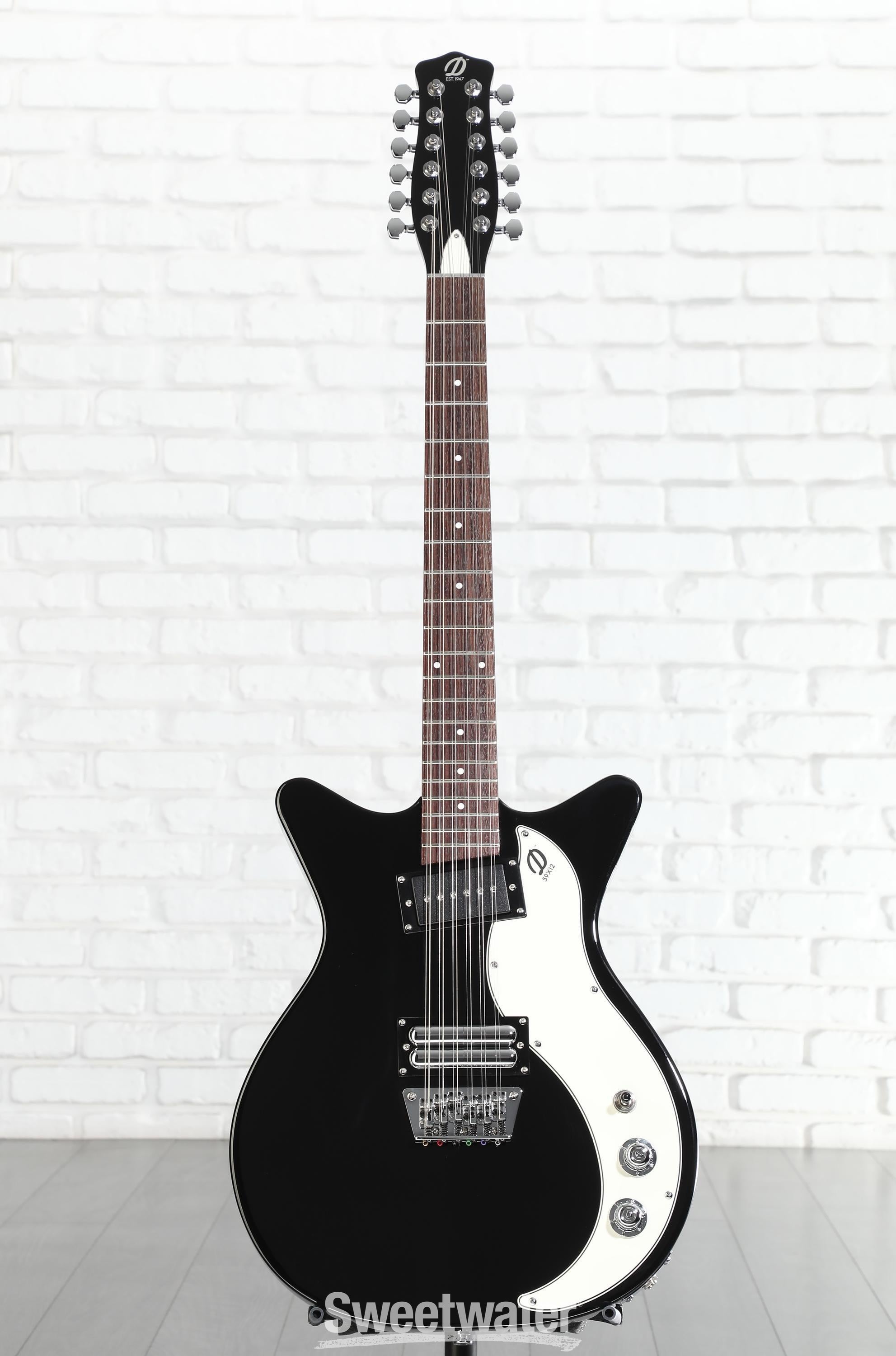 Danelectro 59X12 12-string Electric Guitar - Black | Sweetwater