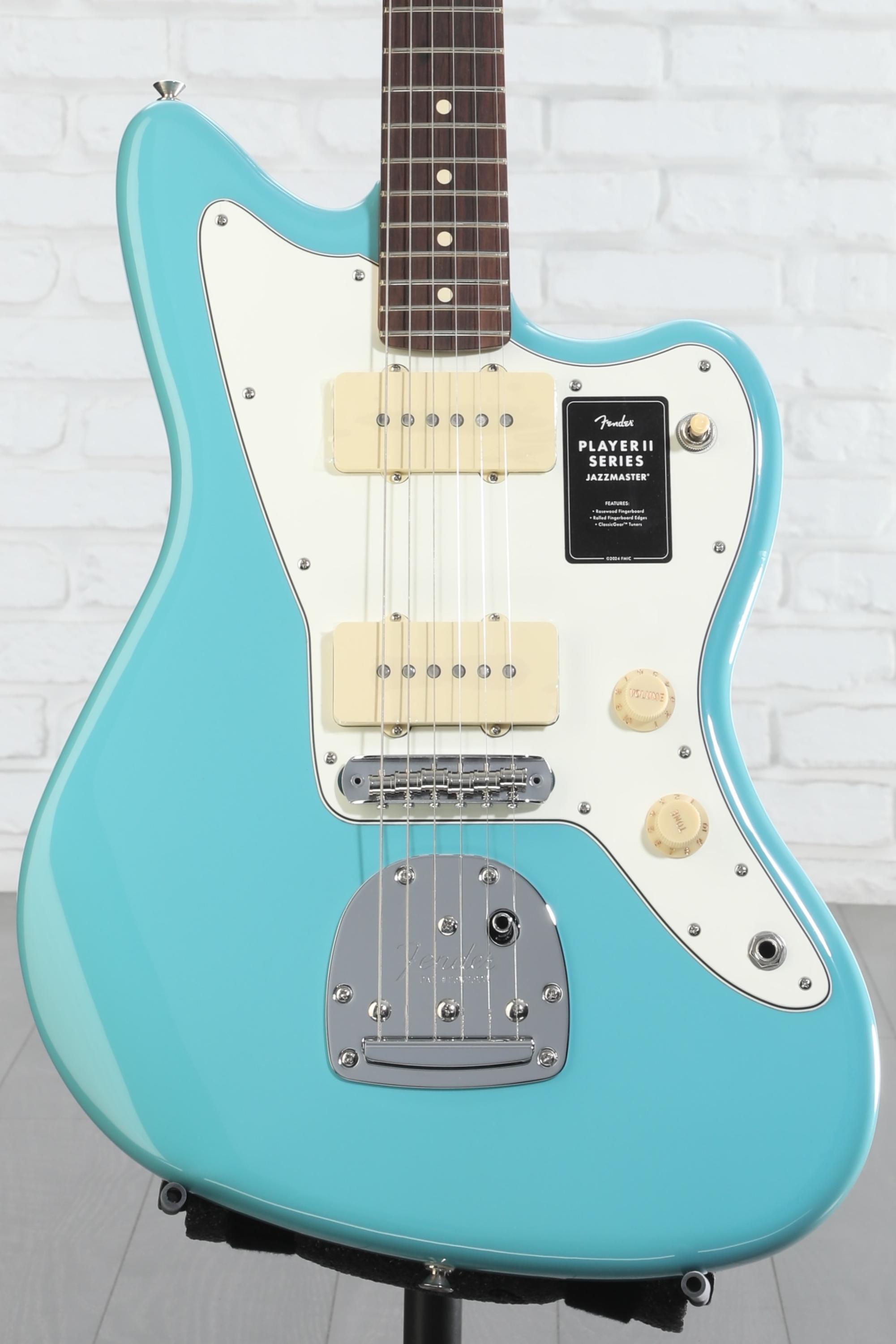 Fender Player II Jazzmaster ほぼ未使用 Fender Player II Jazzmaster Electric Guitar - Aquatone Blue