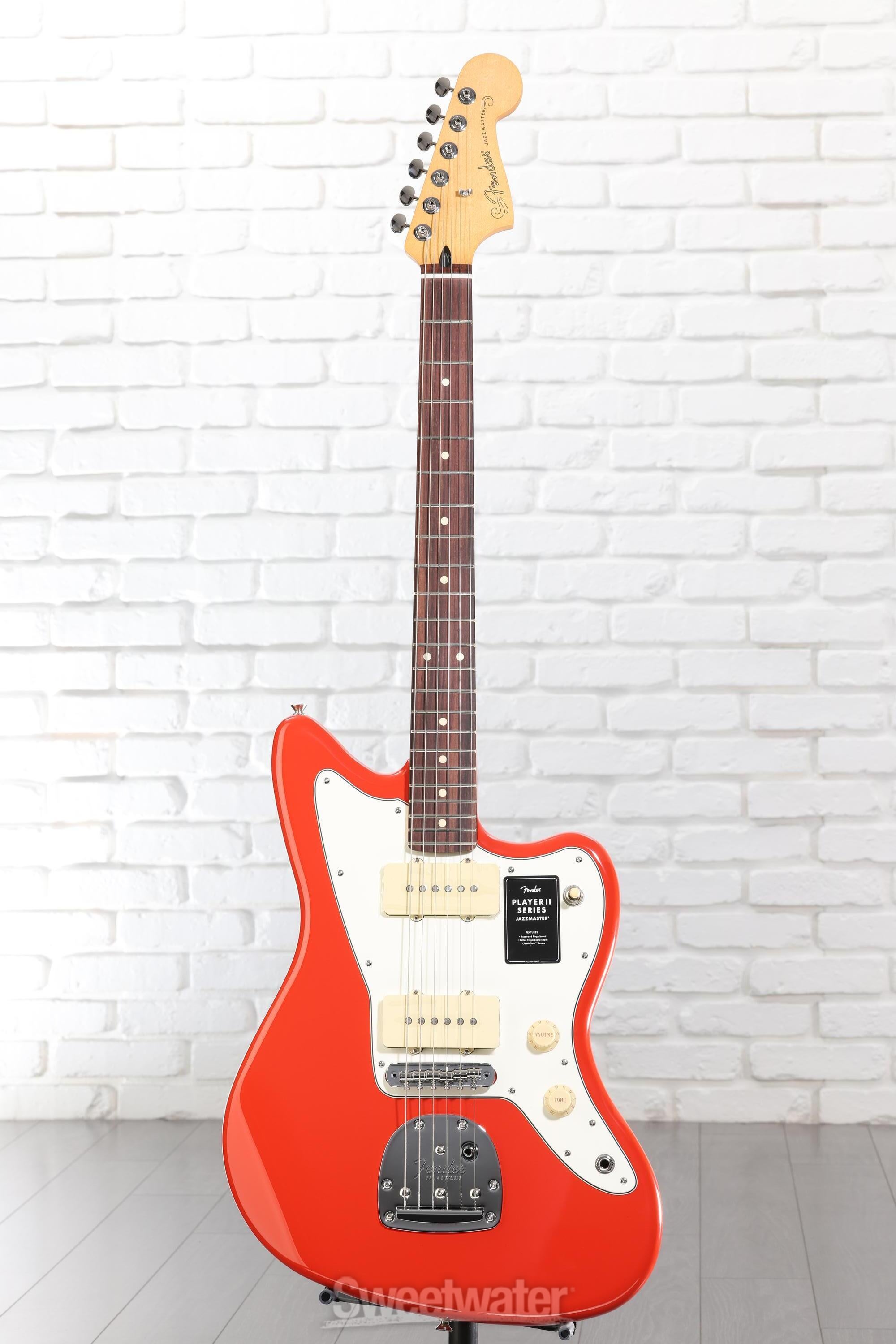 Fender Player II Jazzmaster Electric Guitar - Coral Red | Sweetwater