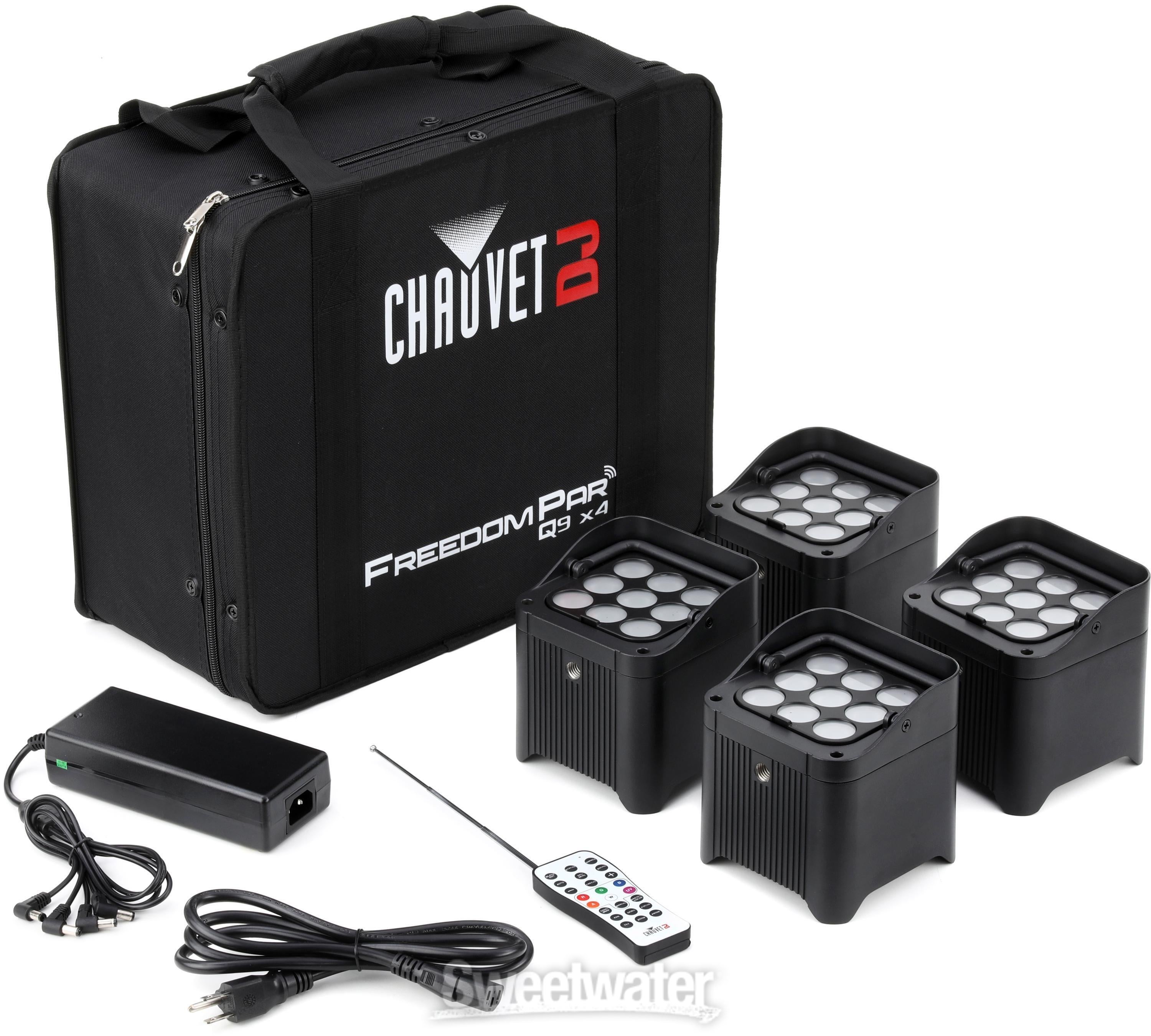 Chauvet DJ Freedom PAR Q9X4 Up-lighting Kit | Sweetwater