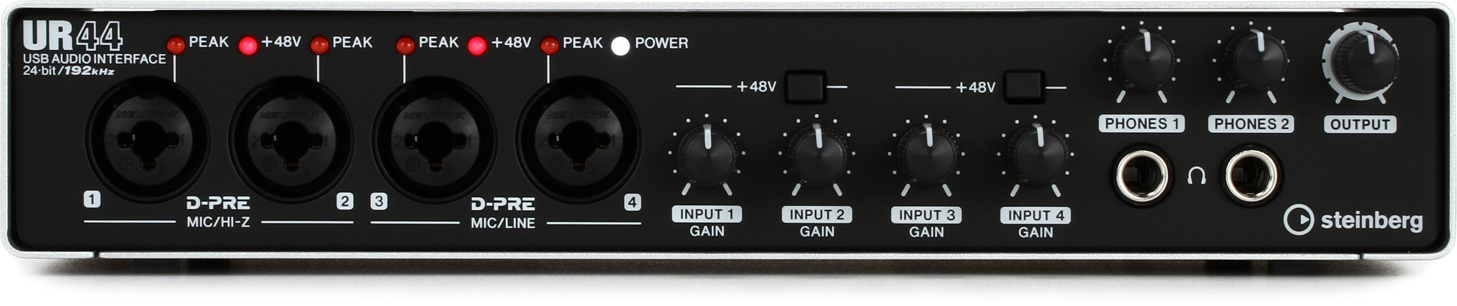 Steinberg UR44 6x4 USB Audio Interface | Sweetwater