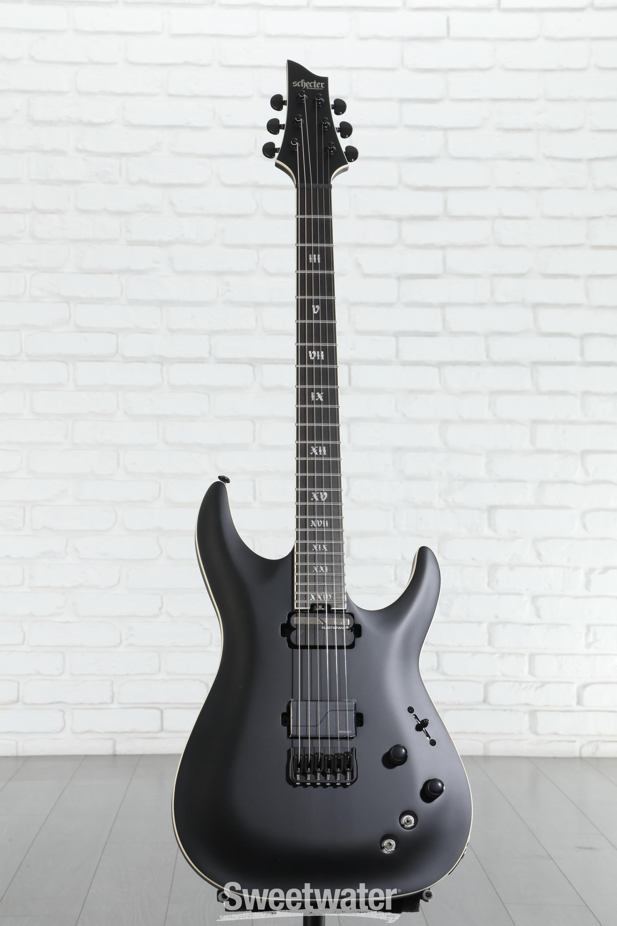 Schecter C-1 HT S SLS Evil Twin Electric Guitar - Satin Black