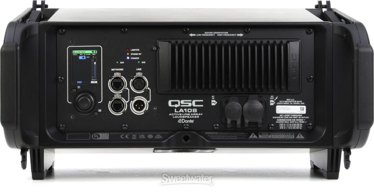 QSC LA108 1,300W 8-inch Active Line Array Speaker