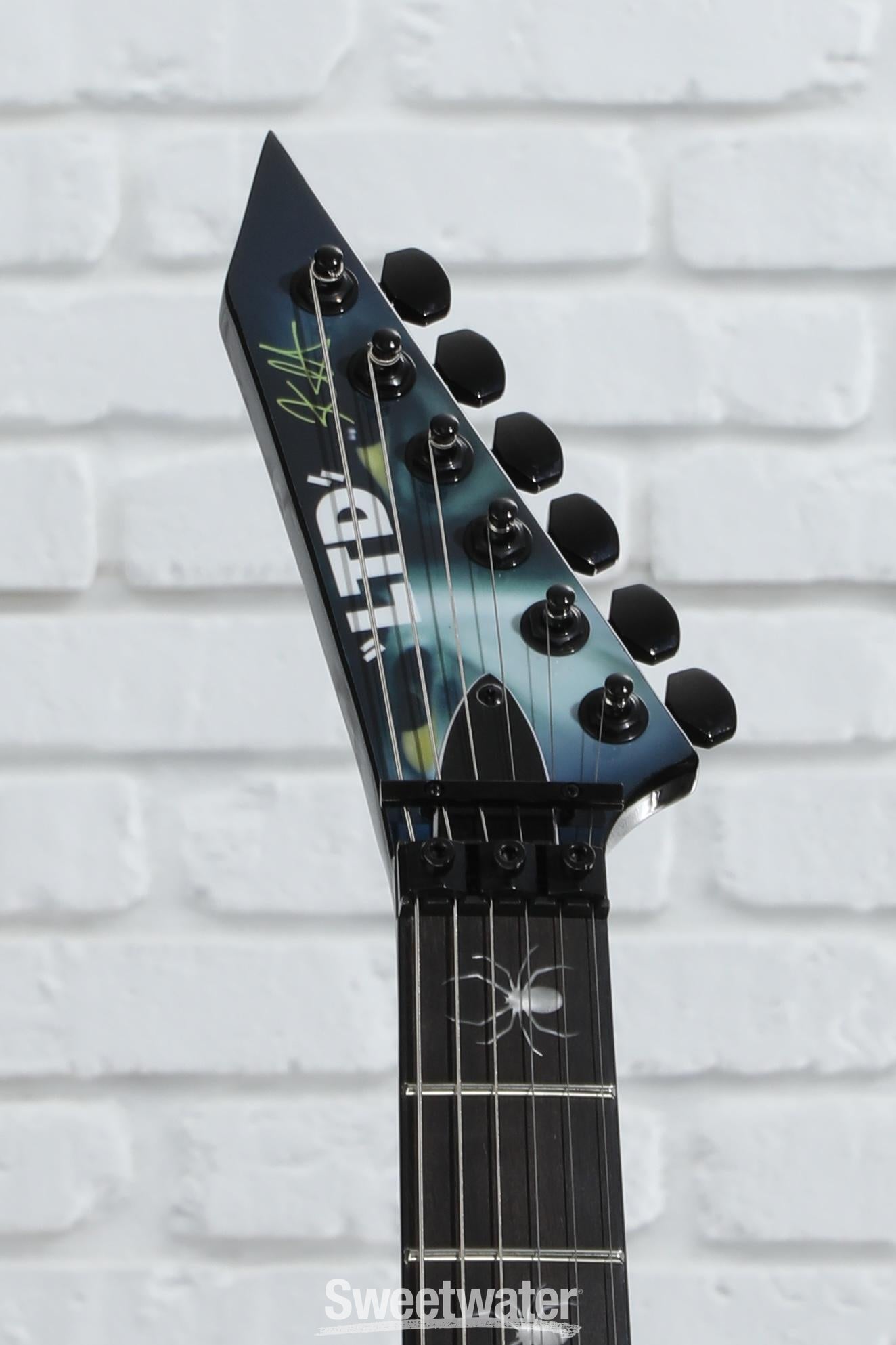 ESP LTD Kirk Hammett Signature KH-WZ White Zombie Electric