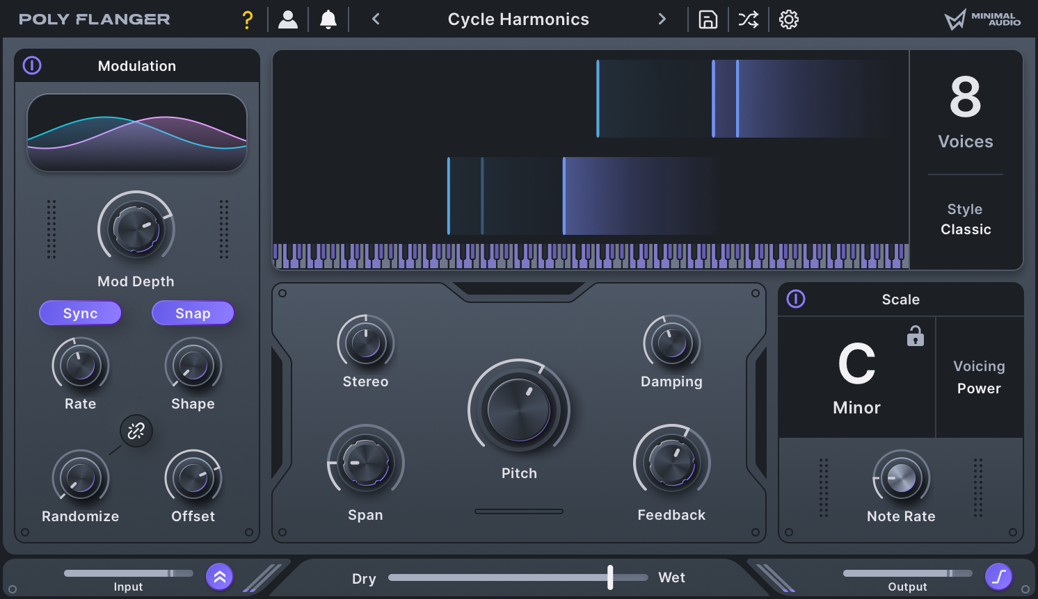 Photo of Minimal Audio Poly Flanger Plugin