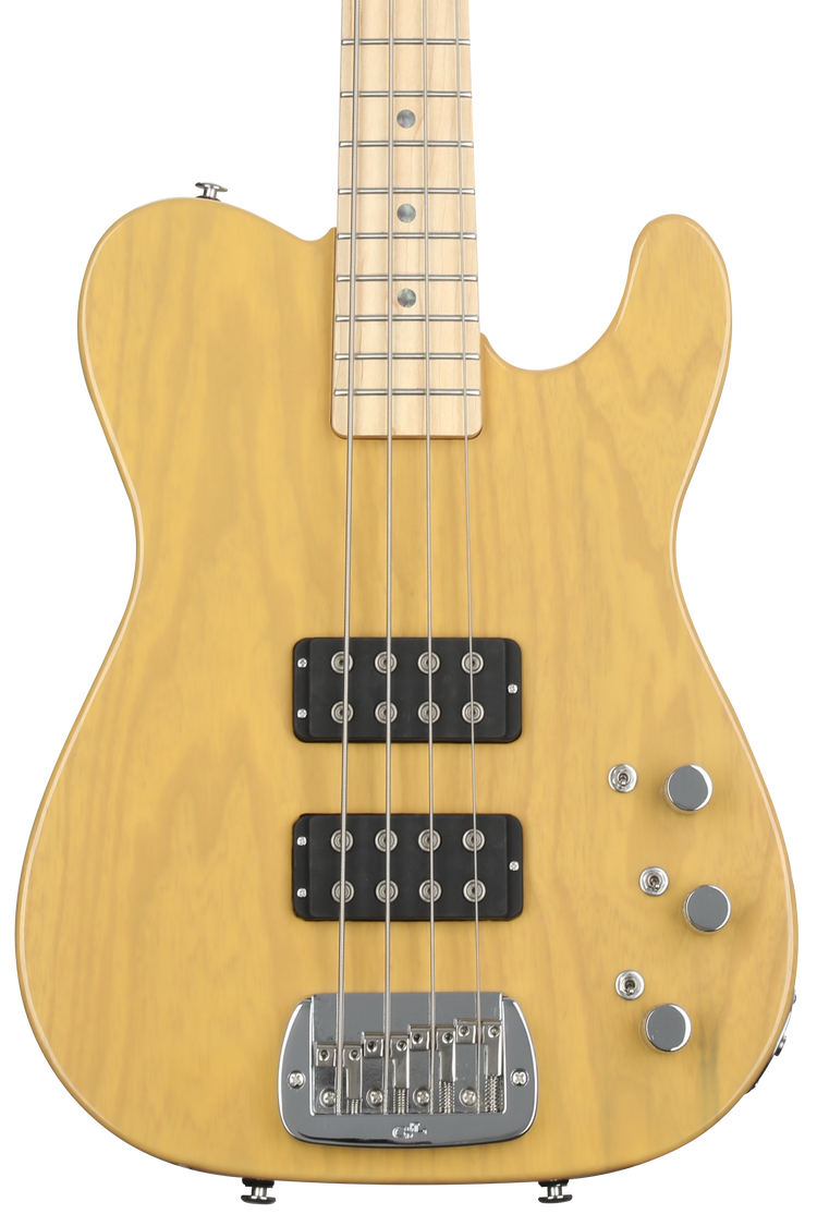 ベース G&L ASAT BASS MADE IN JAPAN G&L ASAT Electric Bass Guitar - Butterscotch Blonde | Sweetwater