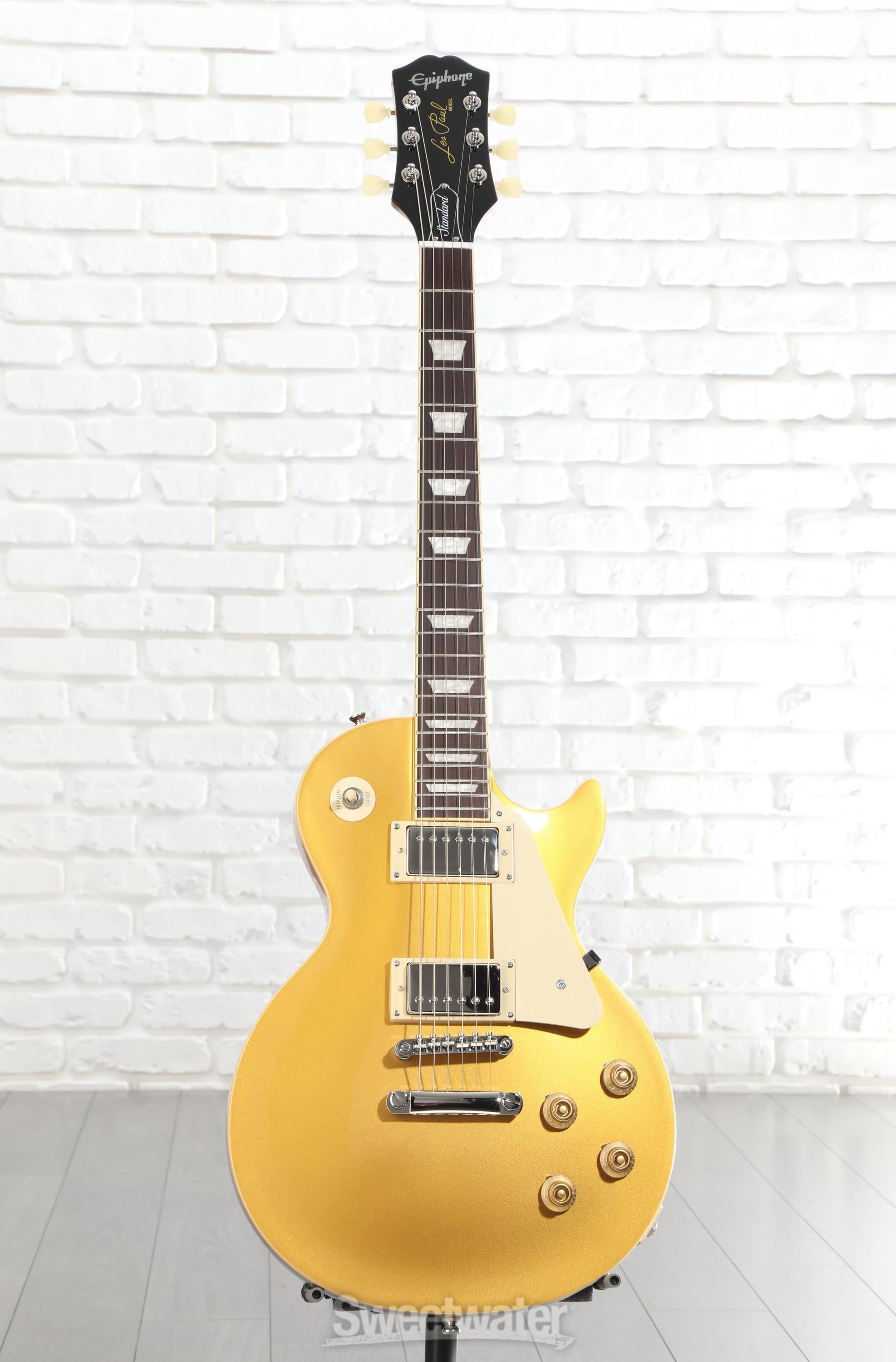Epiphone Les Paul Standard '50s Electric Guitar - Goldtop | Sweetwater