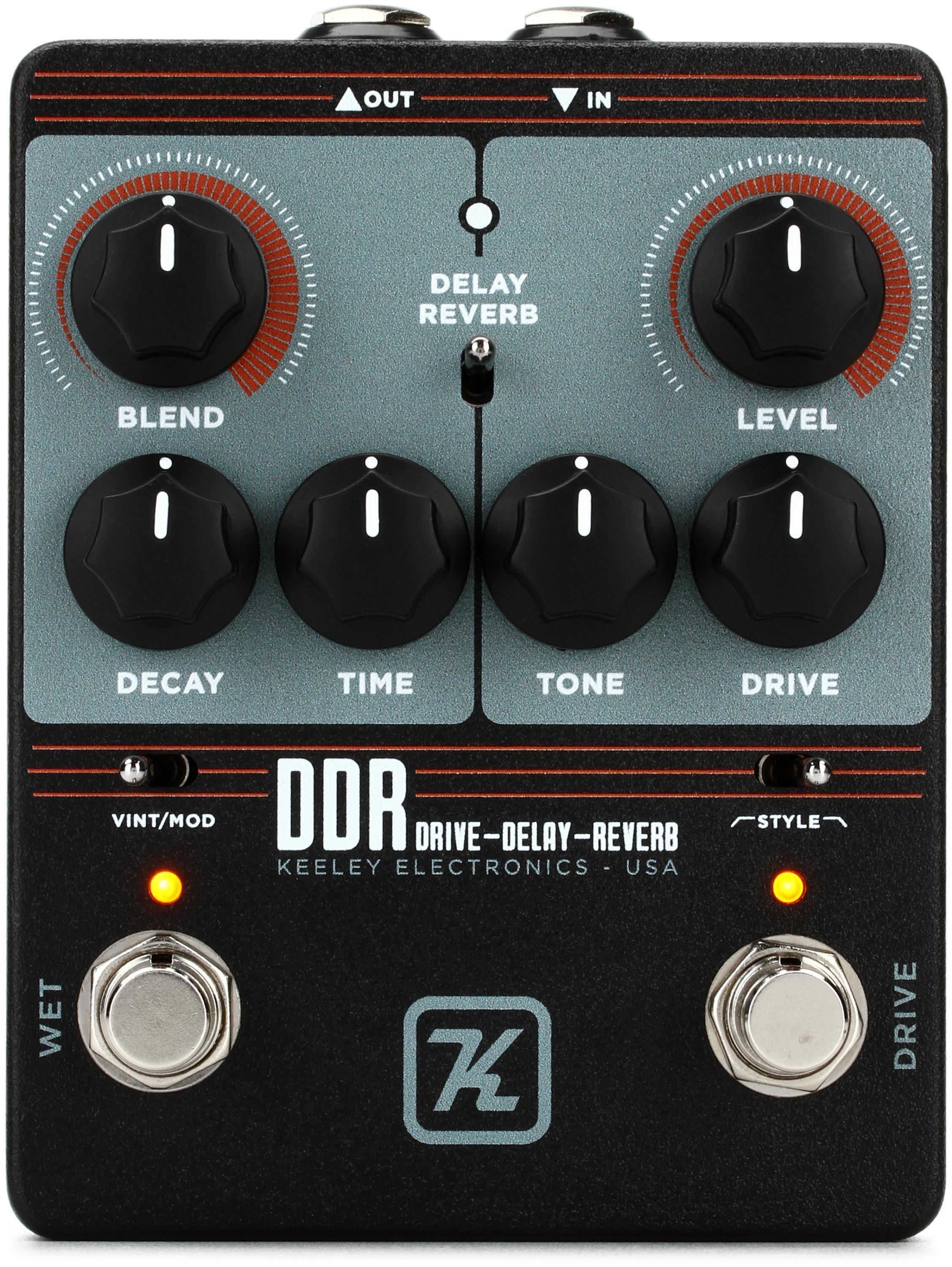 Keeley DDR Drive - Delay - Reverb Pedal | Sweetwater