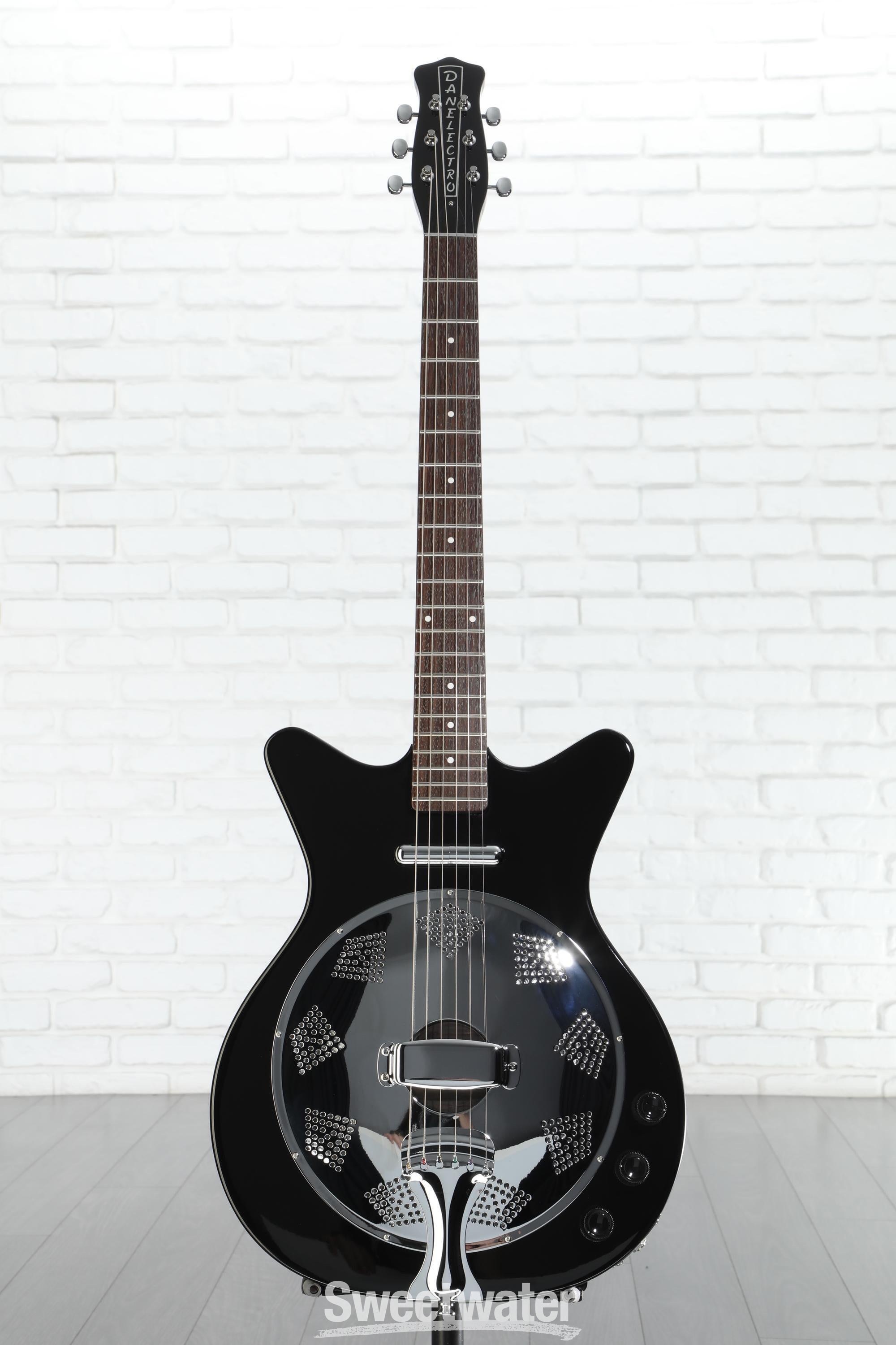Danelectro '59 Resonator Guitar - Black | Sweetwater