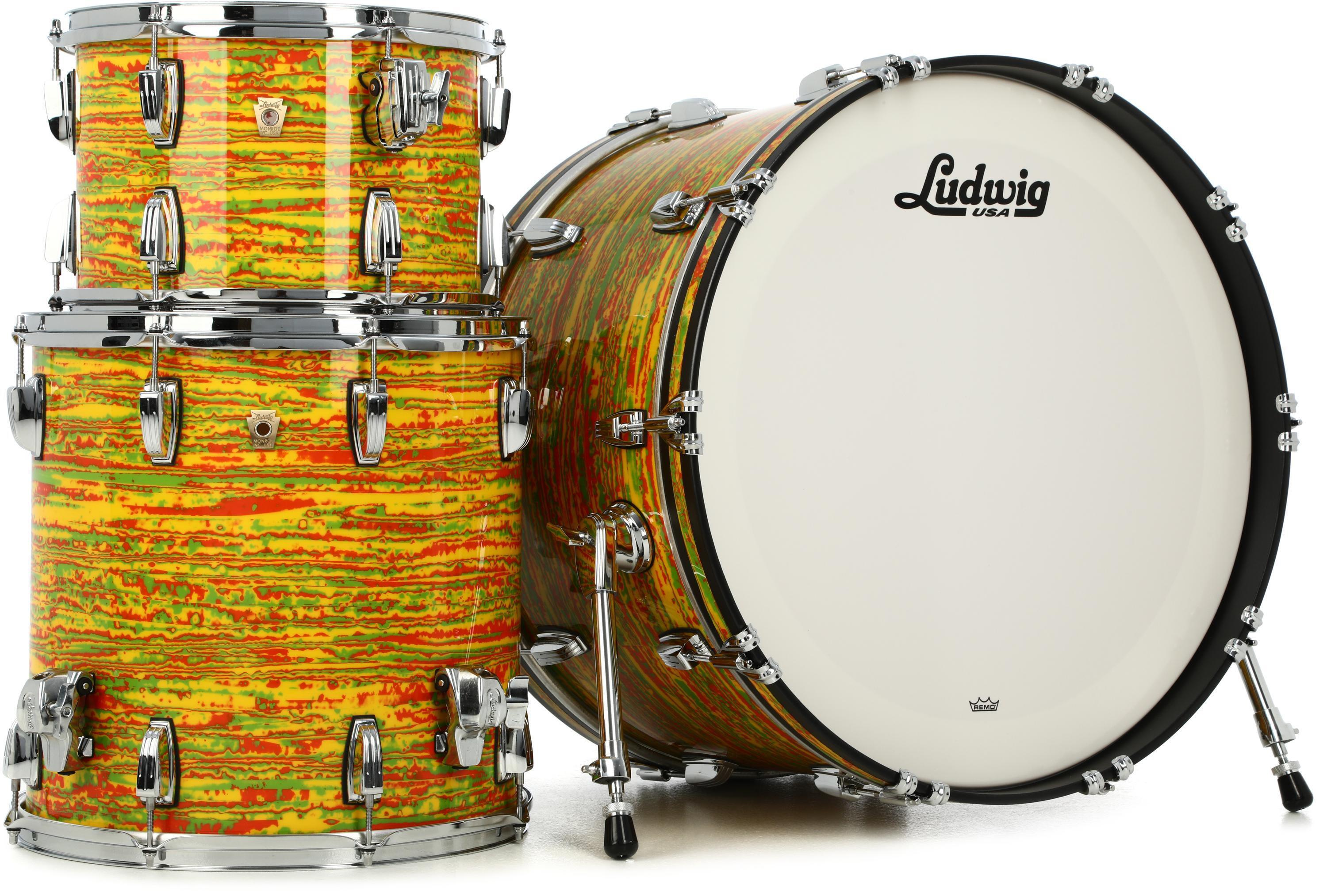 Ludwig Classic Maple Pro Beat 3-piece Shell Pack - Citrus Mod