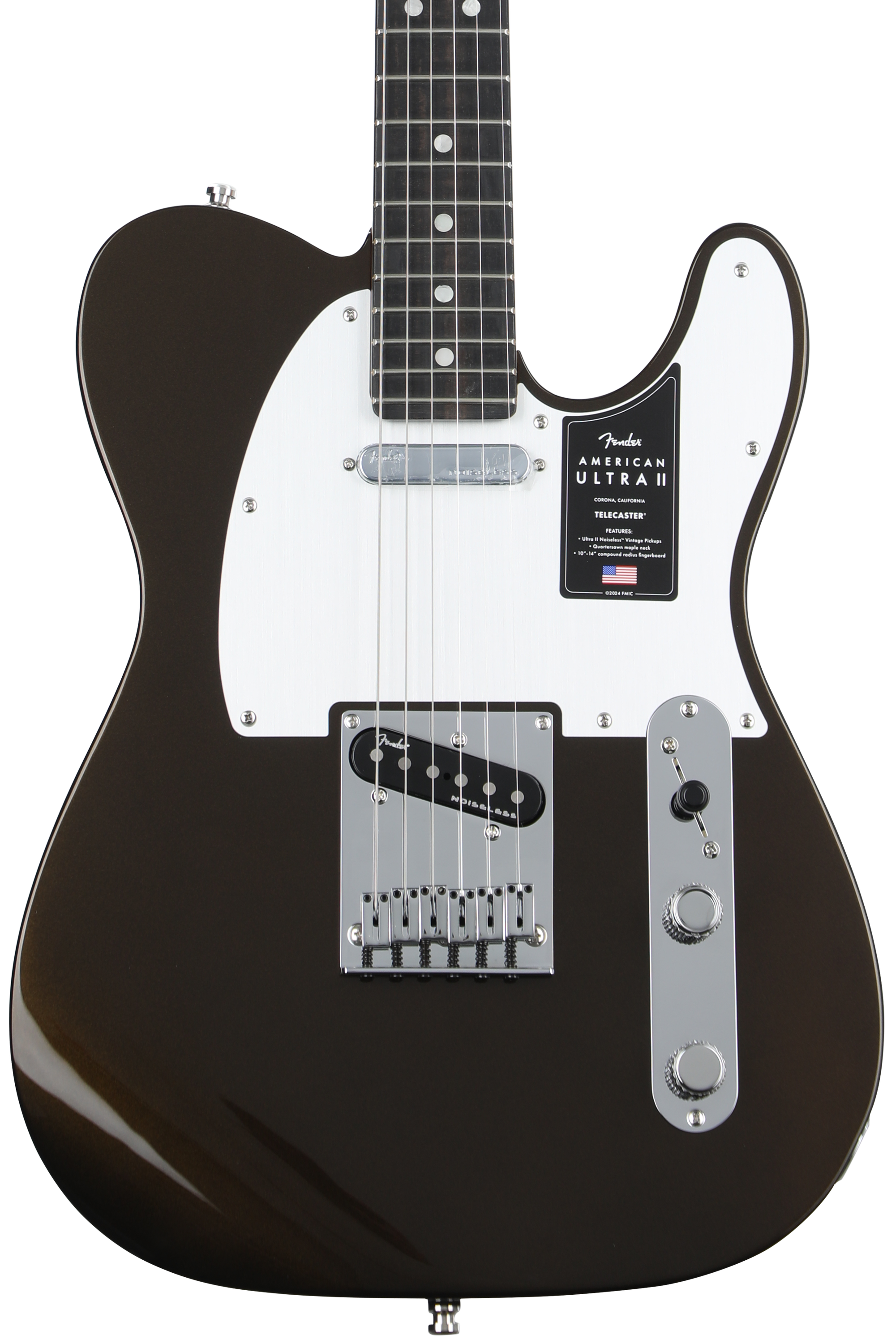 Fender American Ultra II Telecaster Electric Guitar - Texas Tea