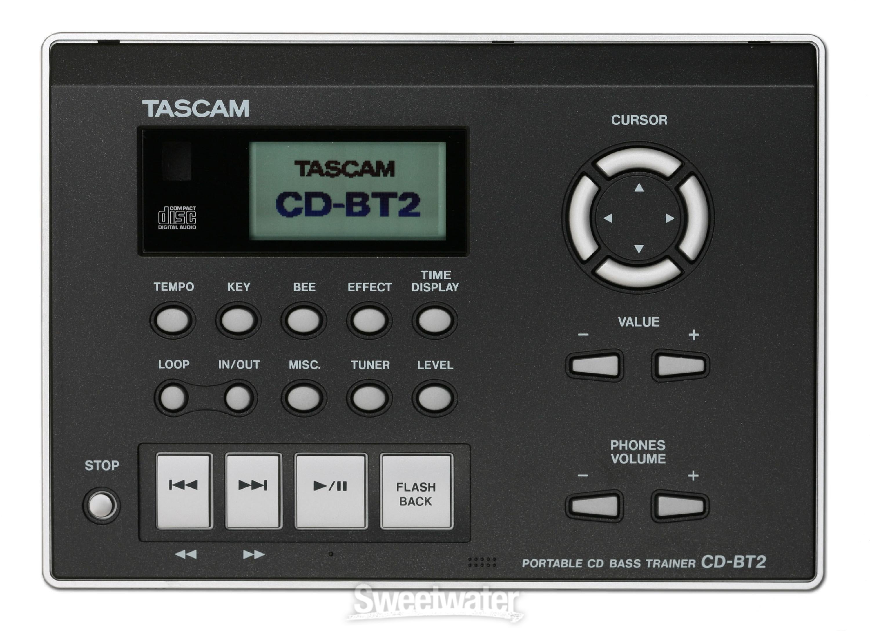 TASCAM CD-BT2 Bass CD Phrase Trainer | Sweetwater